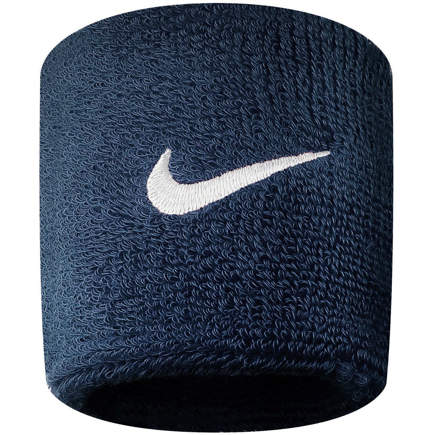 Nike Swoosh Svettband 2-pack kort - mörkblå, vit Nike Swoosh Svettband 2-pack kort - mörkblå, vit