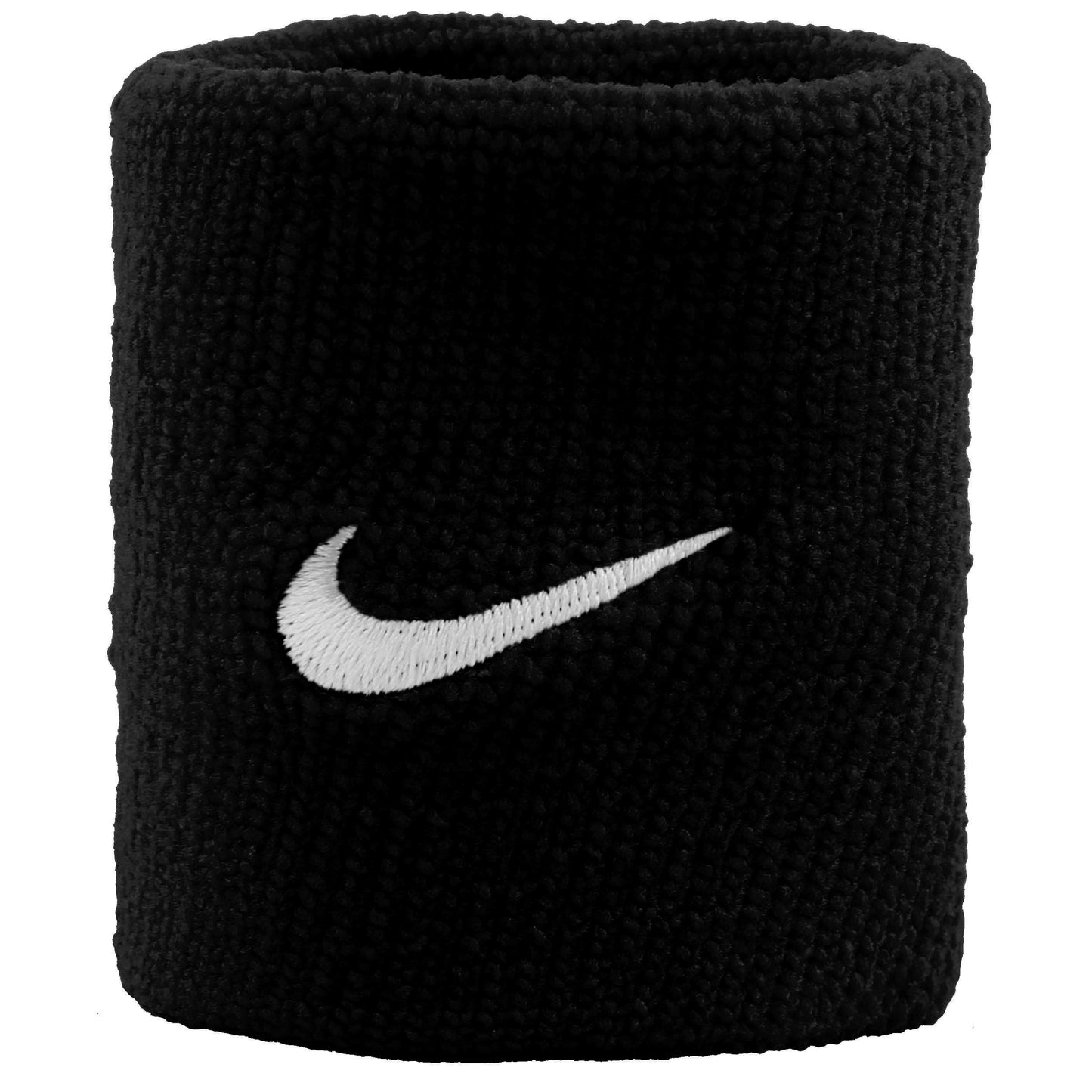 Nike Swoosh Svettband 2-pack kort - svart, vit Nike Swoosh Svettband 2-pack kort - svart, vit