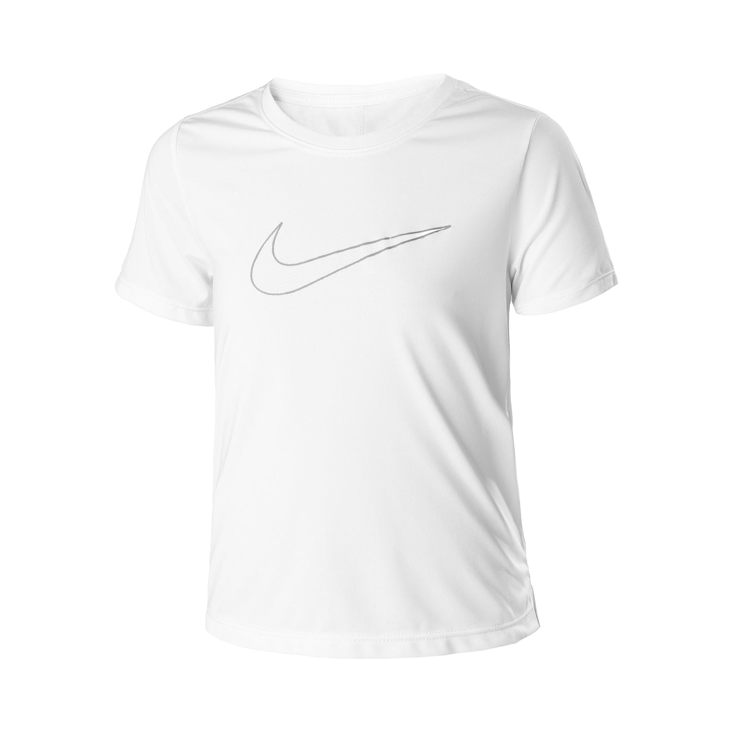 Nike Dri-Fit One Graphic T-shirt Flickor-Vit,Svart Nike Dri-Fit One Graphic T-shirt Flickor-Vit,Svart