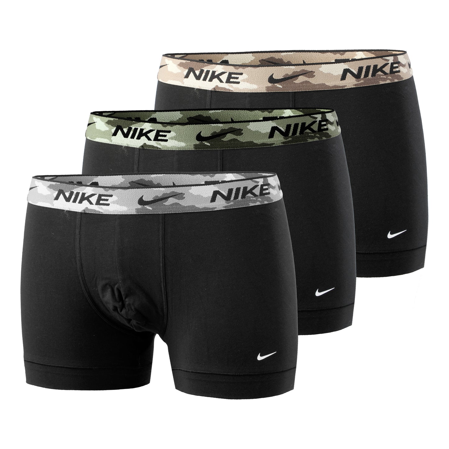 Nike Everyday Stretch Trunk Boxershorts 3-pack Herrar - svart, oliv Nike Everyday Stretch Trunk Boxershorts 3-pack Herrar - svart, oliv