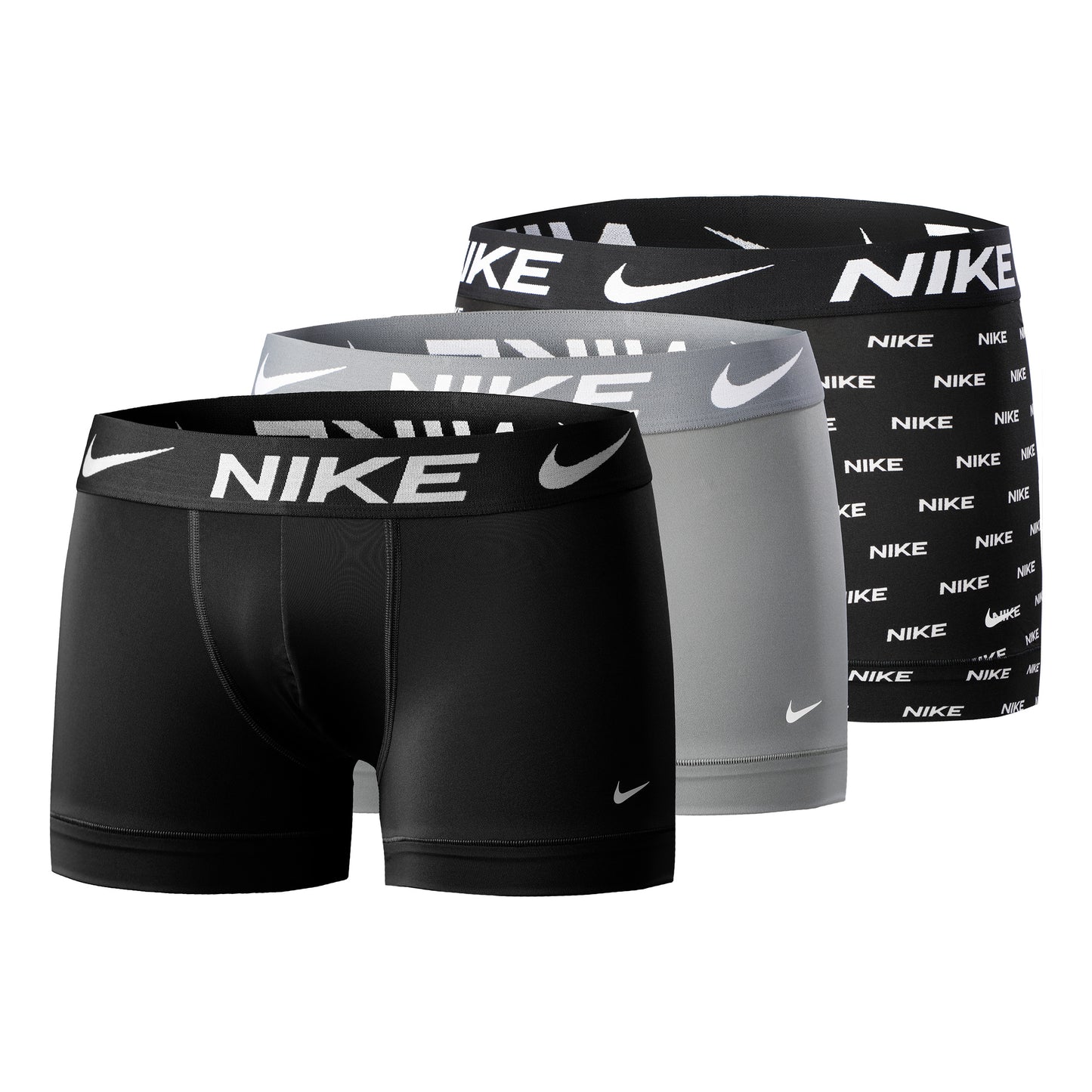 Nike Dri-FIT Essential Micro Trunk Boxershorts 3-pack Herrar-Svart,Grå Nike Dri-FIT Essential Micro Trunk Boxershorts 3-pack Herrar-Svart,Grå