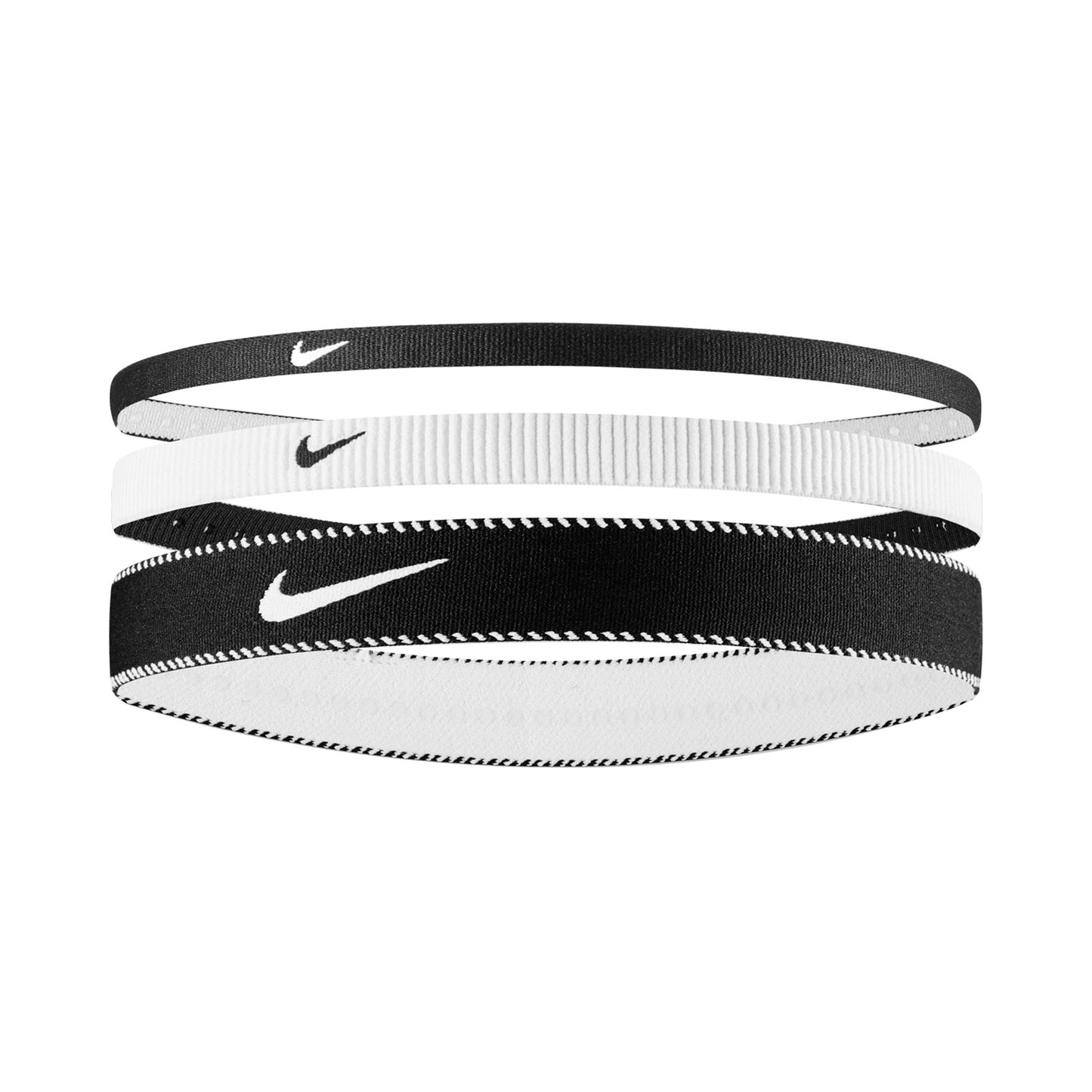 Nike Nike Flex Classic Mixed Hårband 3-pack-Svart,Vit Nike Nike Flex Classic Mixed Hårband 3-pack-Svart,Vit