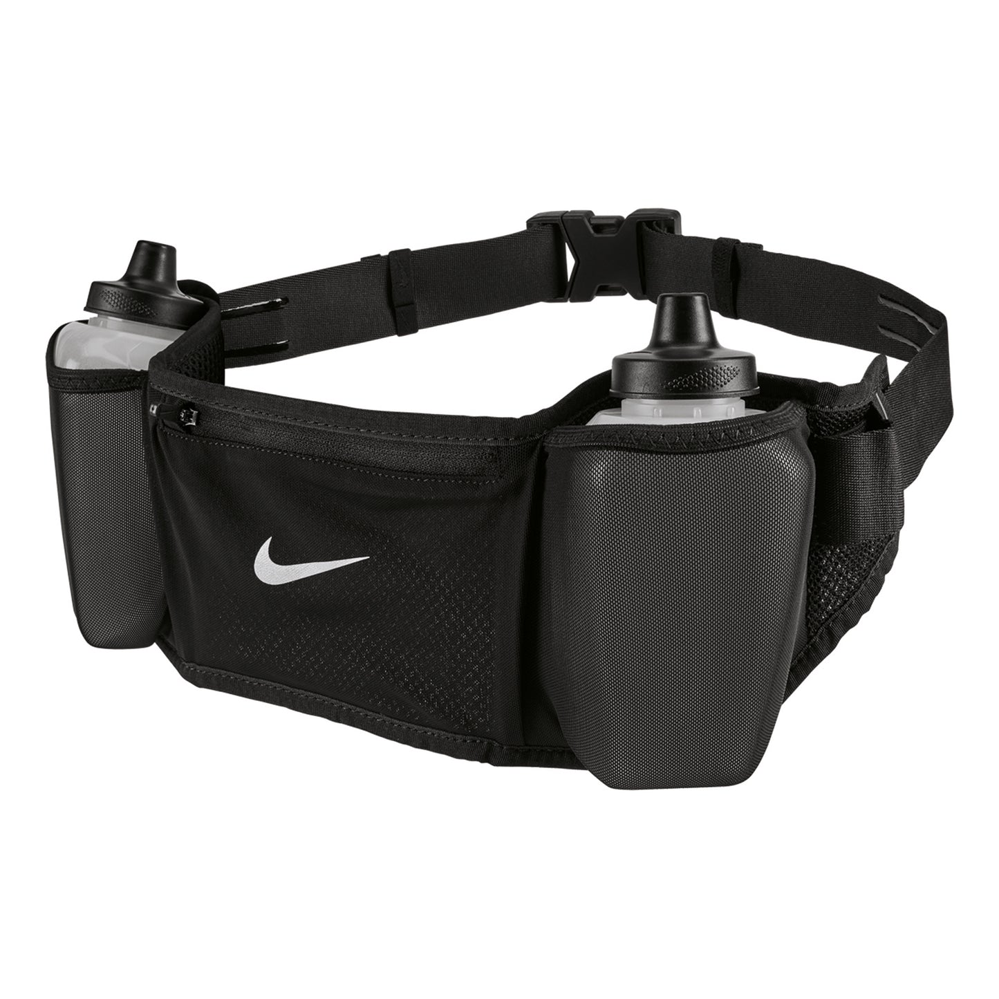 Nike Flex Flex Stride Double Bottel 709ml Flaskbälte - svart Nike Flex Flex Stride Double Bottel 709ml Flaskbälte - svart