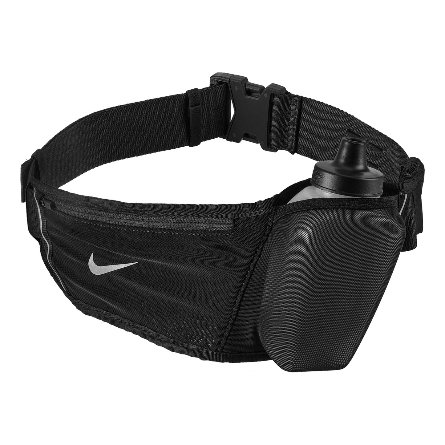 Nike Flex Stride Bottle 354ml Flaskbälte - svart Nike Flex Stride Bottle 354ml Flaskbälte - svart