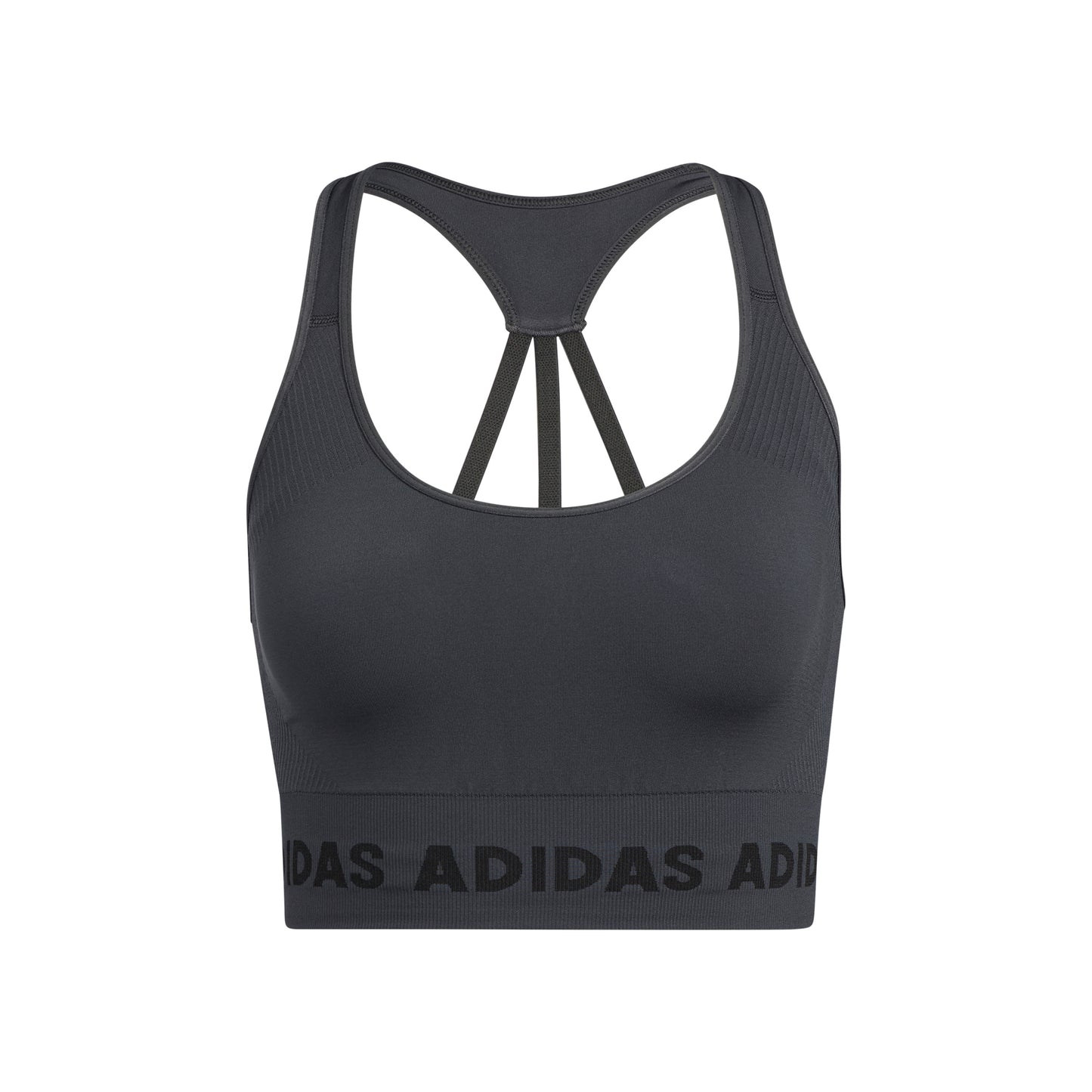 adidas Aeroknit Sport-behå Damer - mörkgrå, svart adidas Aeroknit Sport-behå Damer - mörkgrå, svart