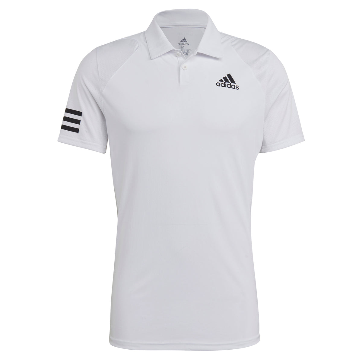 adidas Club 3 Stripes Polo Herrar - vit, svart adidas Club 3 Stripes Polo Herrar - vit, svart