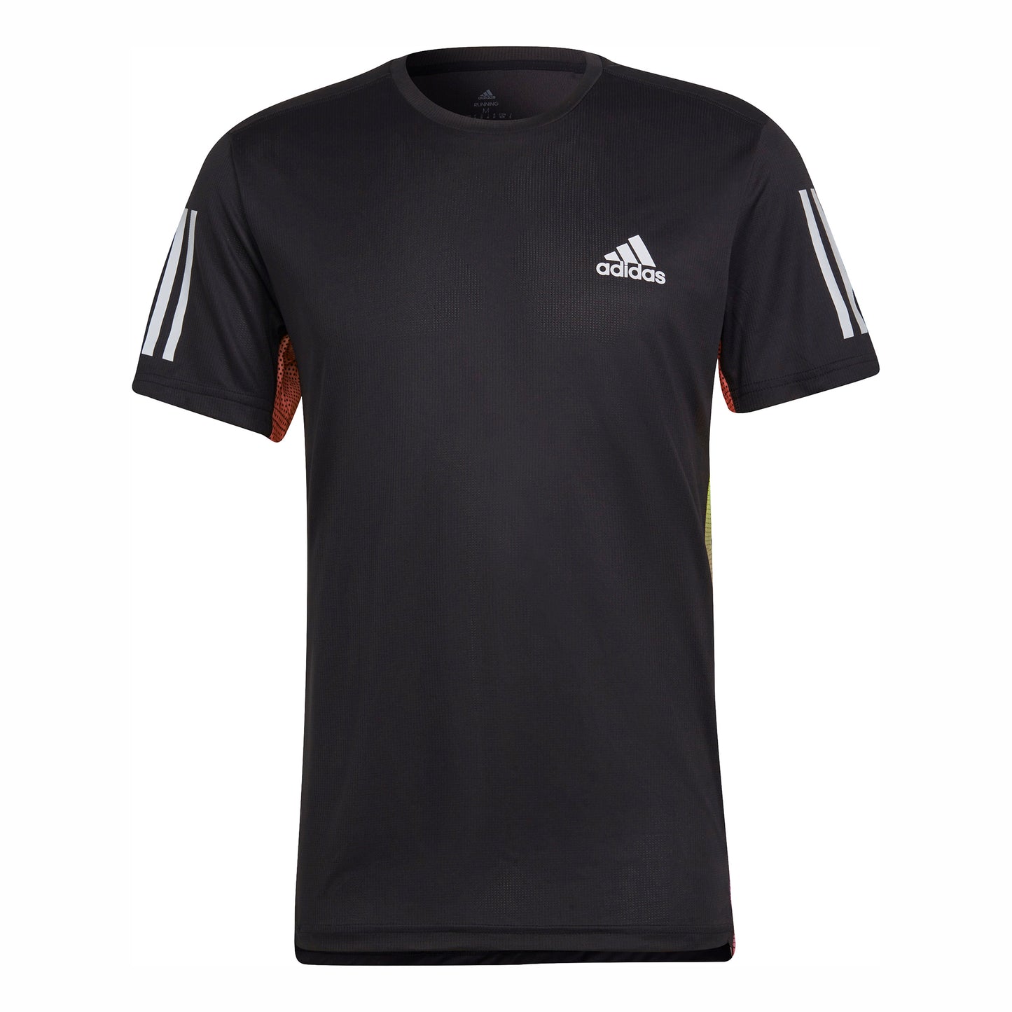 adidas Own the Run T-shirt Herrar - svart, röd adidas Own the Run T-shirt Herrar - svart, röd