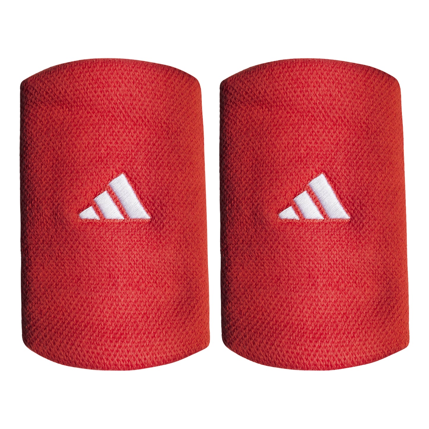 adidas Svettband 2-pack kort - röd adidas Svettband 2-pack kort - röd