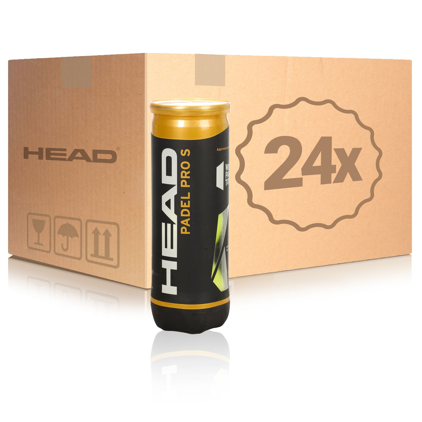 HEAD 24x 3-pack rör Padel Pro S I kartong HEAD 24x 3-pack rör Padel Pro S I kartong