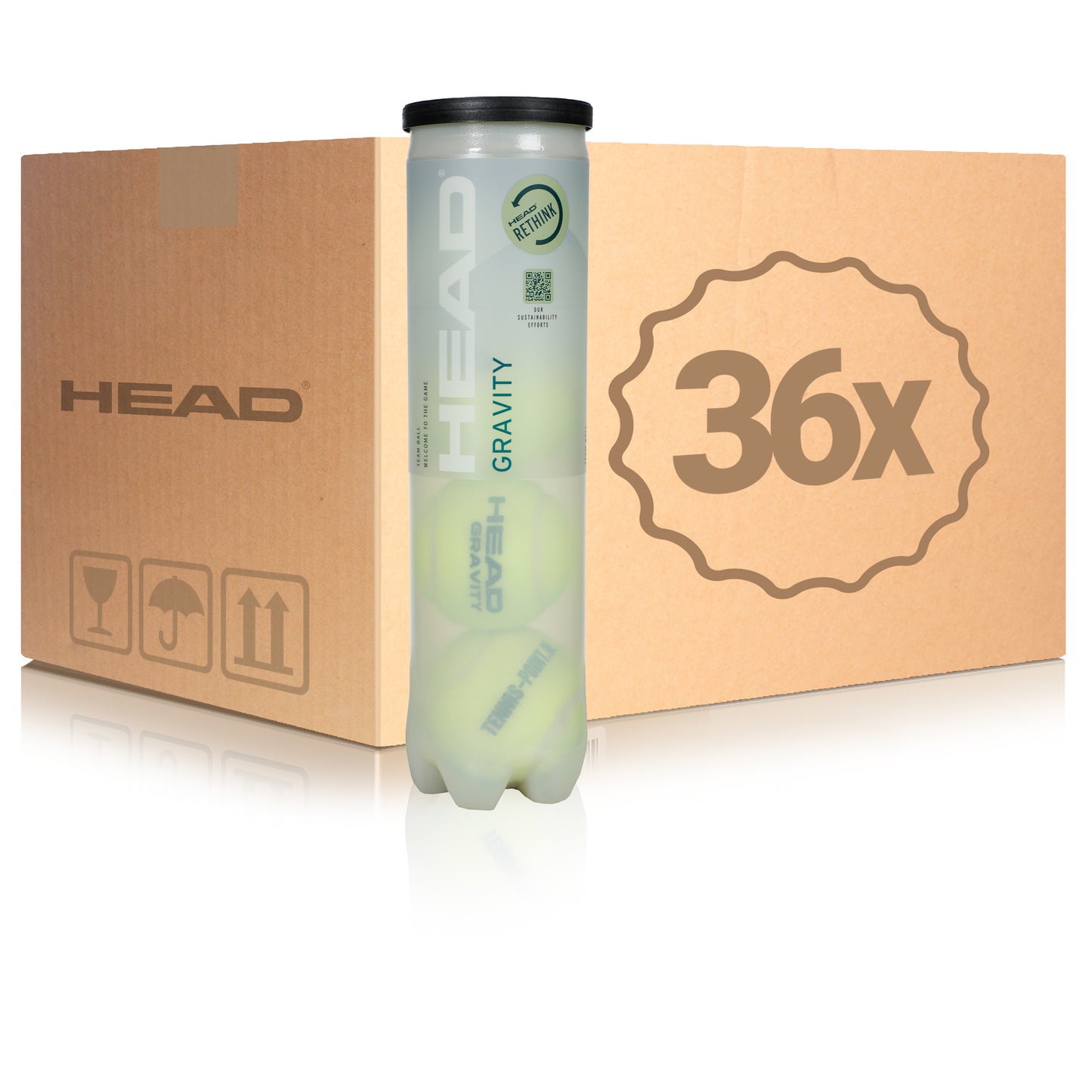 HEAD 36x 4-pack rör Gravity HEAD 36x 4-pack rör Gravity