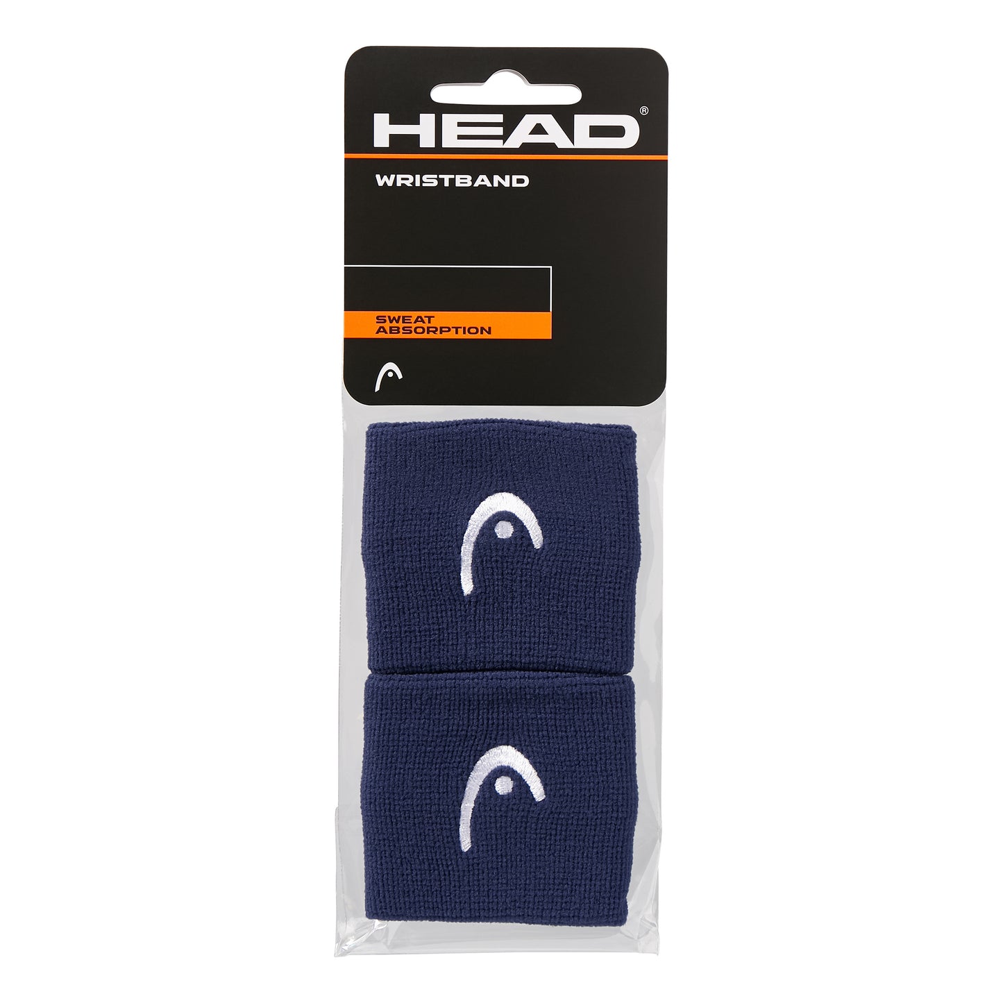 HEAD 2,5in Svettband Unisex - mörkblå, vit HEAD 2,5in Svettband Unisex - mörkblå, vit