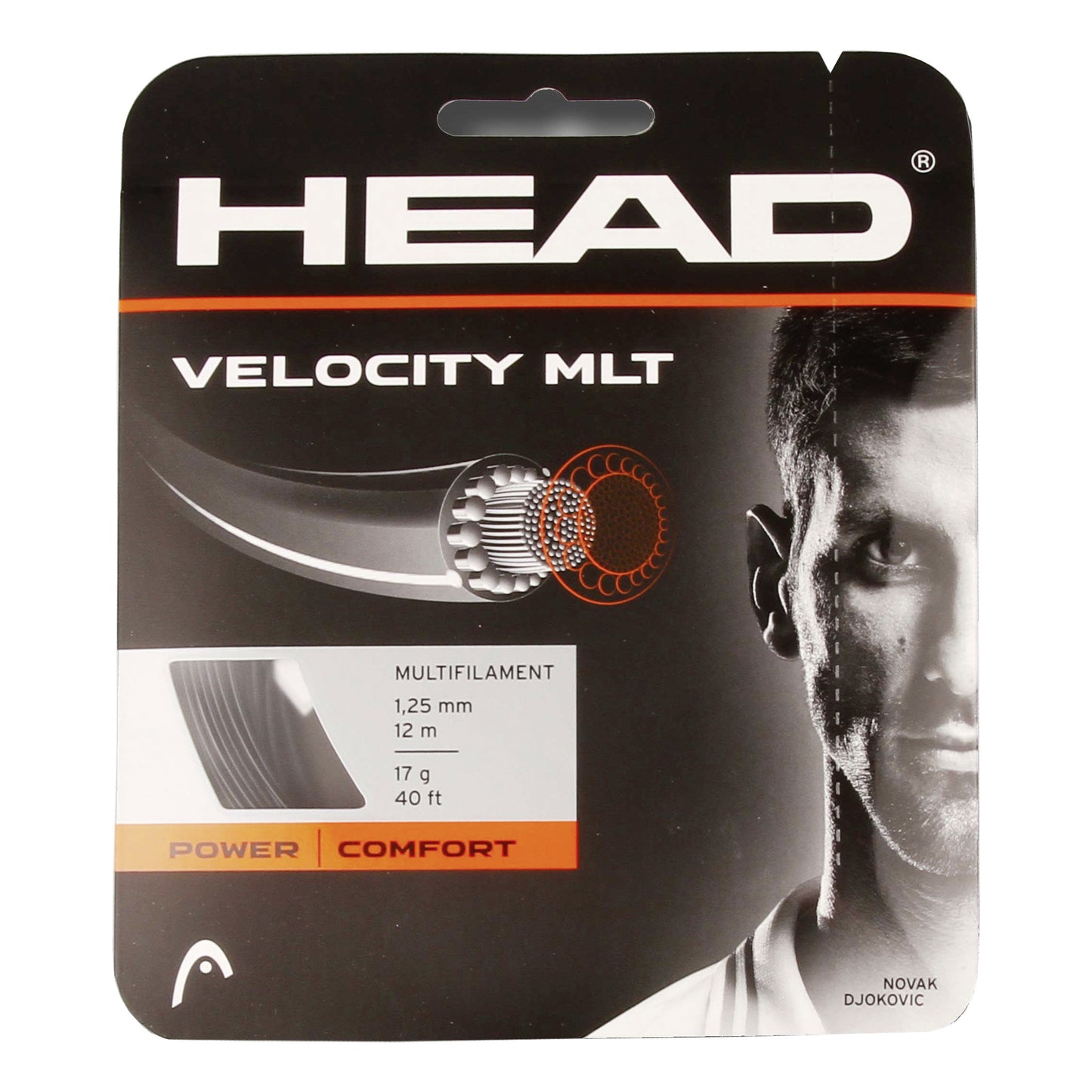 HEAD Velocity MLT Strängset 12m-Svart HEAD Velocity MLT Strängset 12m-Svart