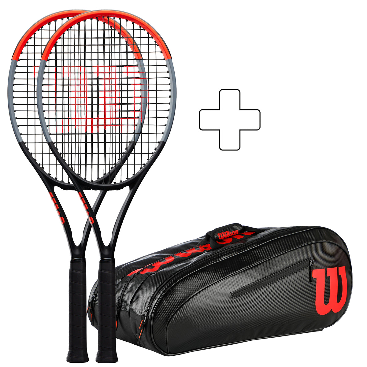 Wilson 2x Clash 100 Pro (Tour) Plus racketväska Wilson 2x Clash 100 Pro (Tour) Plus racketväska