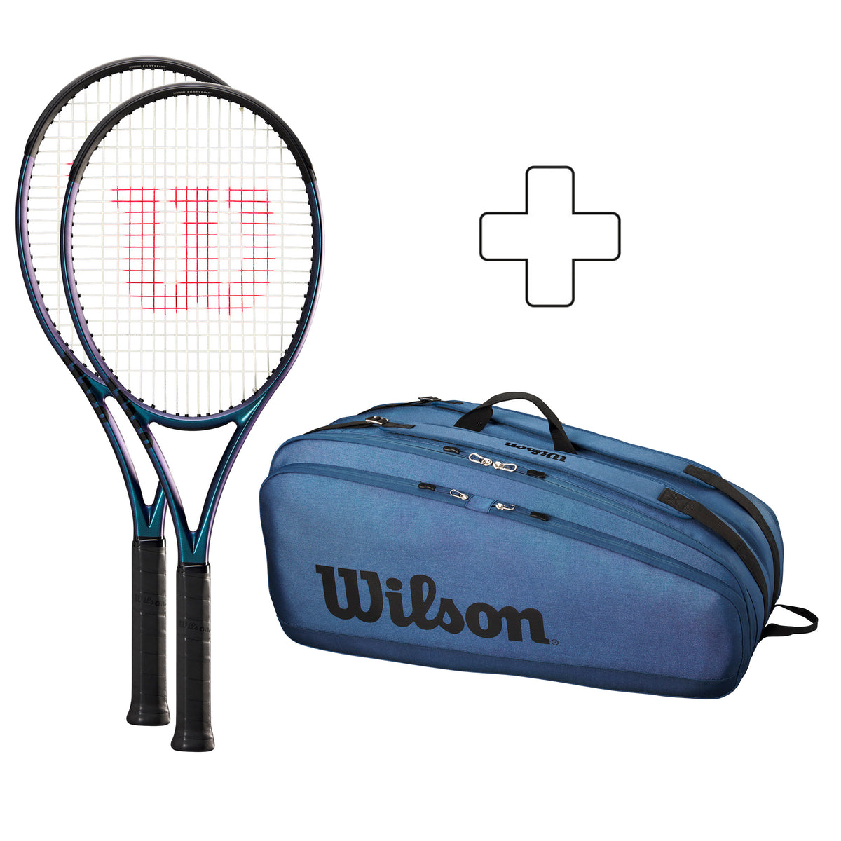 Wilson 2x Ultra 100L V4.0 Plus racketväska Wilson 2x Ultra 100L V4.0 Plus racketväska
