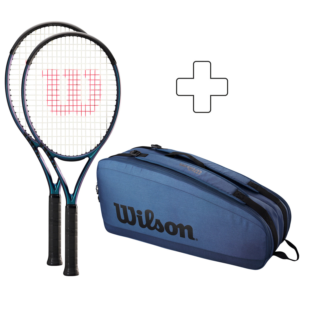 Wilson 2-pack 108 V4.0 Plus racketväska Wilson 2-pack 108 V4.0 Plus racketväska