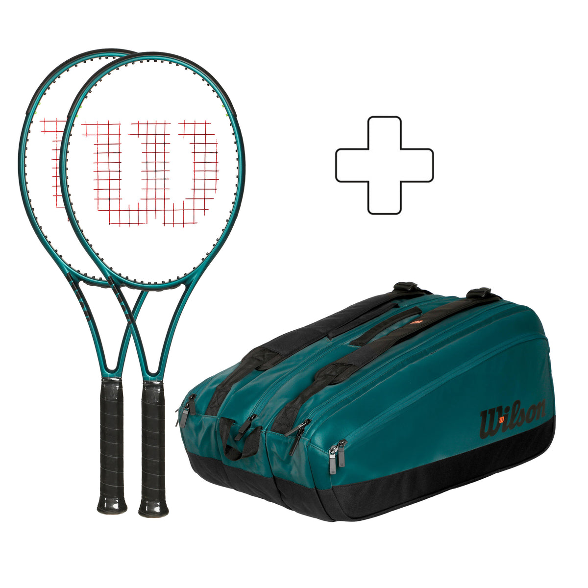 Wilson 2x 2x 100 v9 Plus racketväska Wilson 2x 2x 100 v9 Plus racketväska