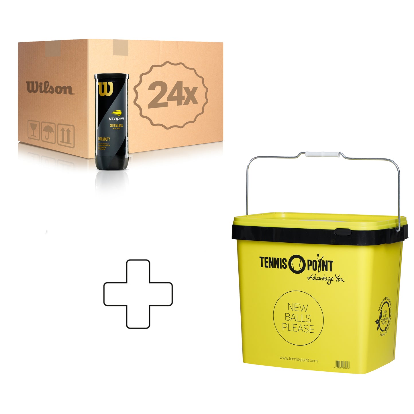 Wilson 24x 3-pack rör US Open Wilson 24x 3-pack rör US Open