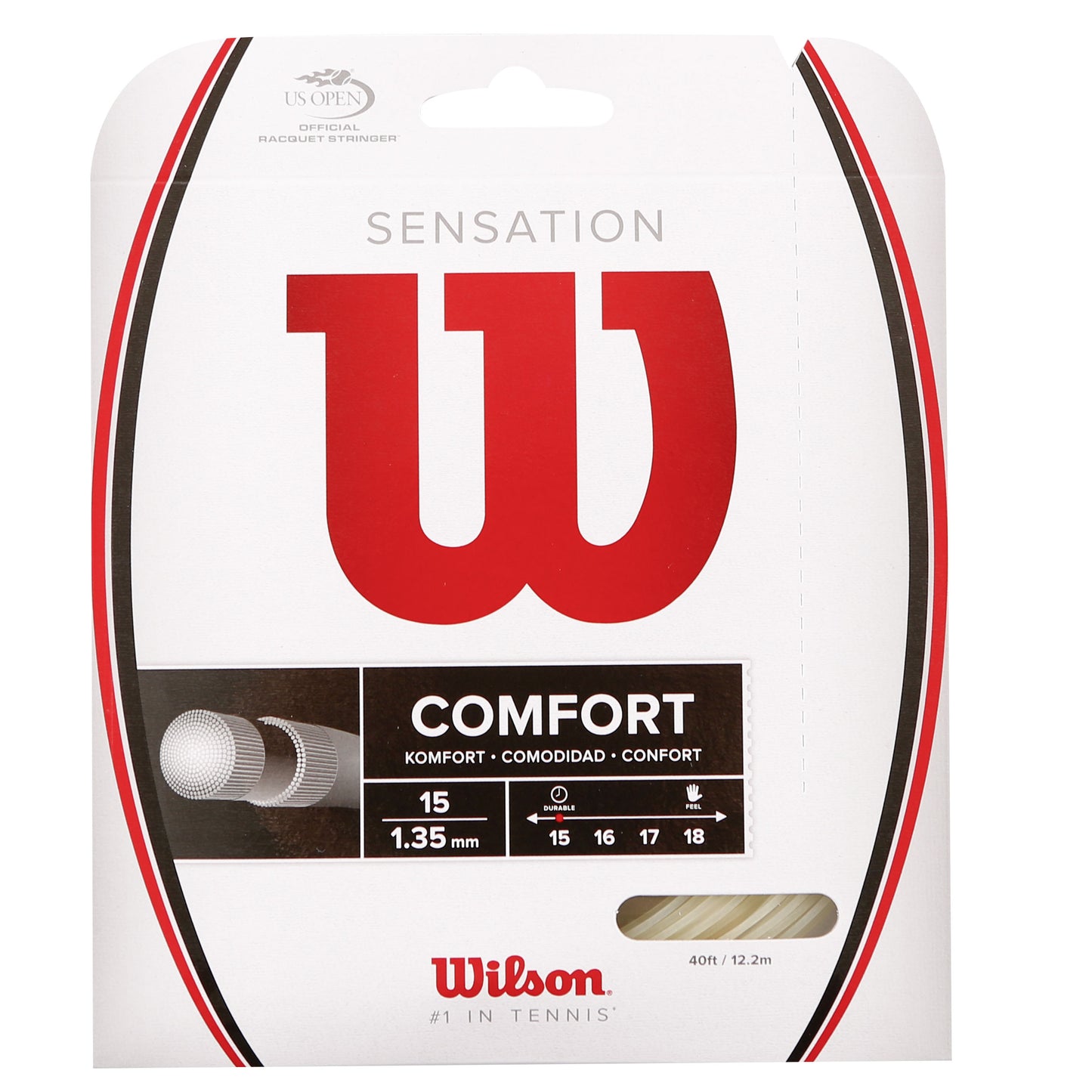 Wilson Sensation Strängset 12,2m-Naturfärger Wilson Sensation Strängset 12,2m-Naturfärger