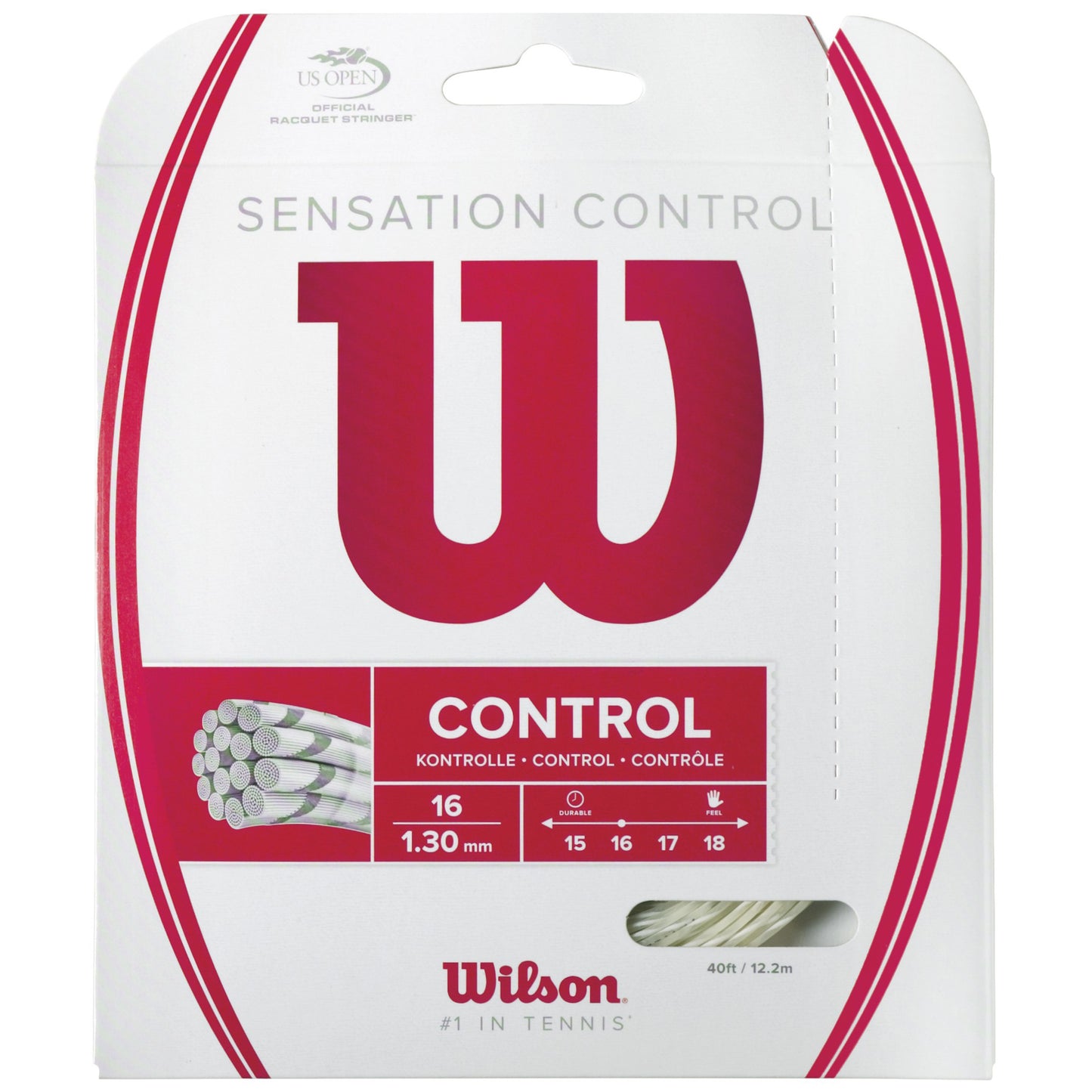 Wilson Sensation Control Strängset 12,2m-Naturfärger Wilson Sensation Control Strängset 12,2m-Naturfärger