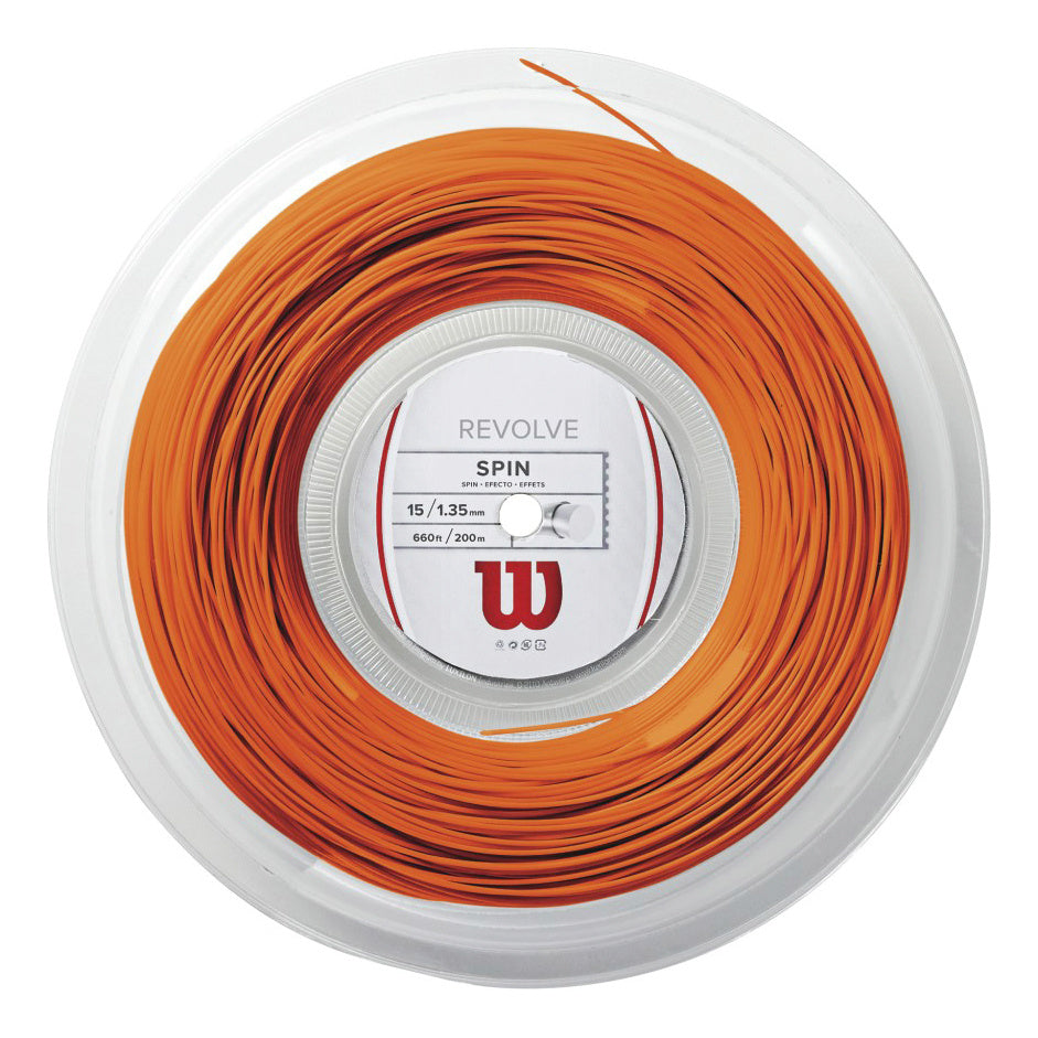 Wilson Revolve Strängrulle 200m-Orange Wilson Revolve Strängrulle 200m-Orange