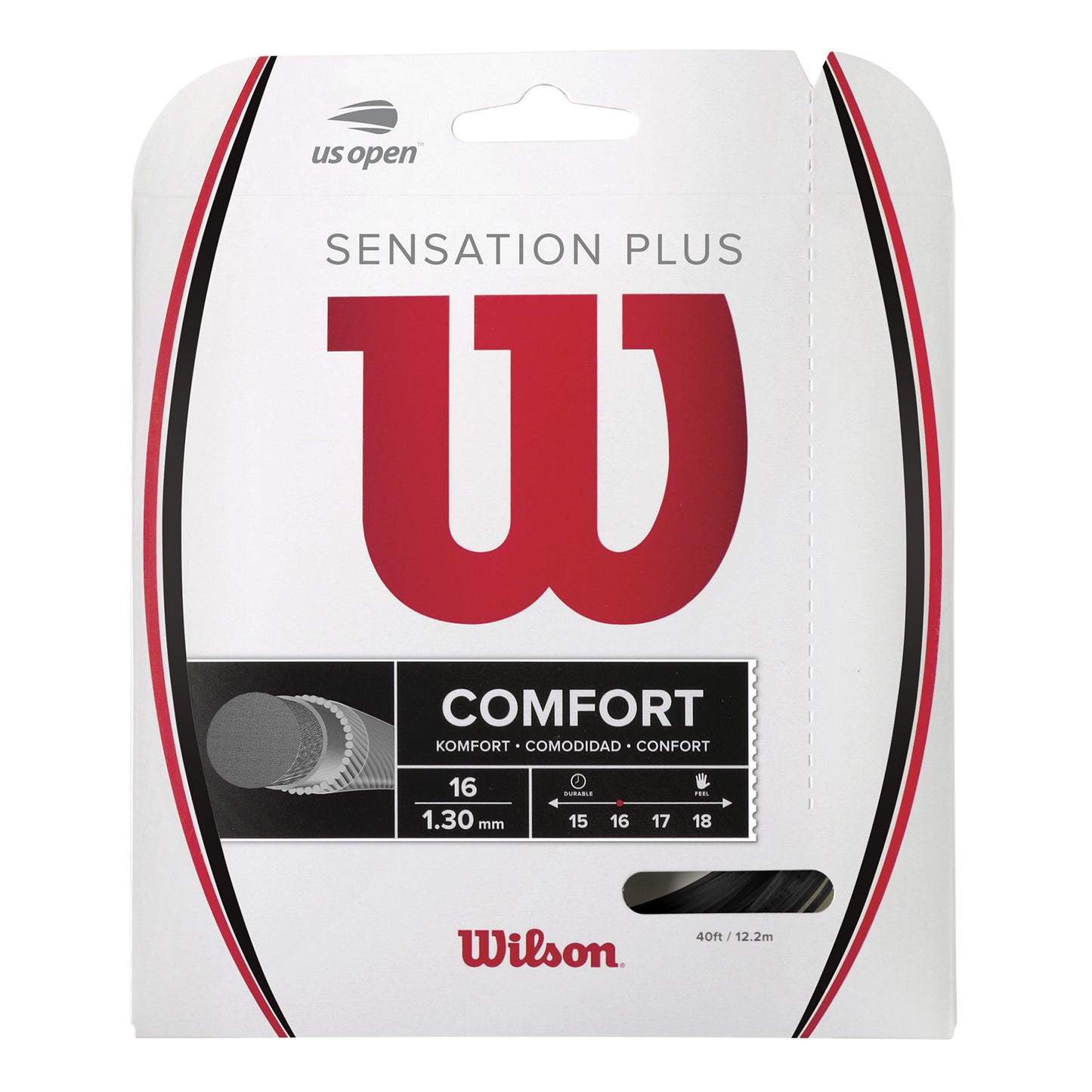 Wilson Sensation Plus Strängset 12,2m-Svart Wilson Sensation Plus Strängset 12,2m-Svart