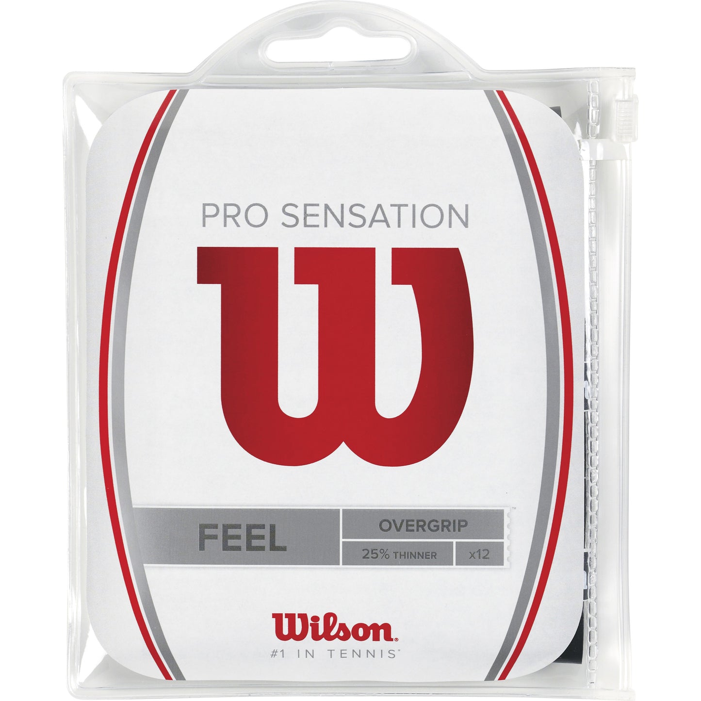 Wilson Pro Overgrip Sensation 12-pack - svart Wilson Pro Overgrip Sensation 12-pack - svart