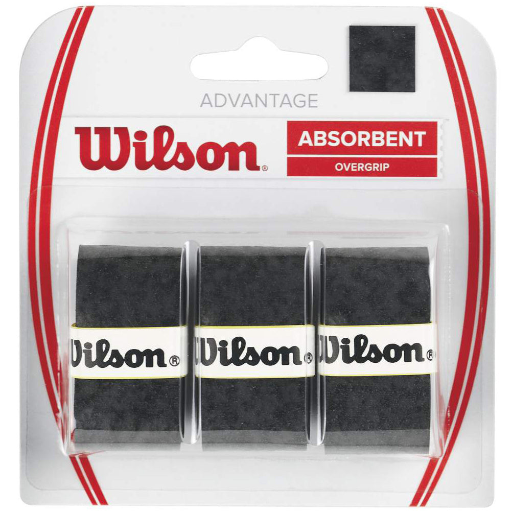 Wilson Advantage Overgrip 3-pack-Svart Wilson Advantage Overgrip 3-pack-Svart