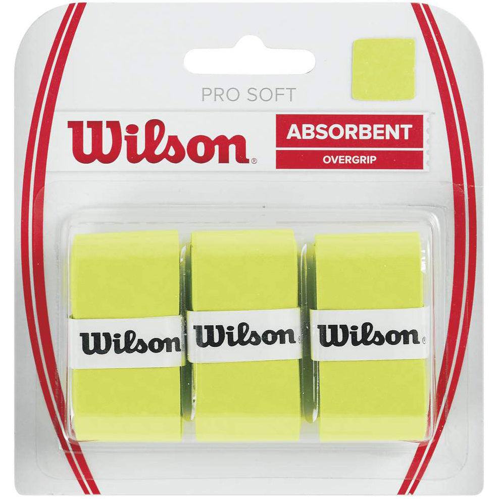 Wilson Soft Overgrip 3-pack-Grön Wilson Soft Overgrip 3-pack-Grön