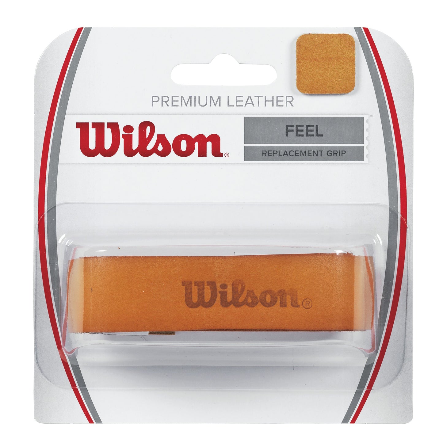 Wilson Premium Leather Replacement Grip Enpack-Brun Wilson Premium Leather Replacement Grip Enpack-Brun