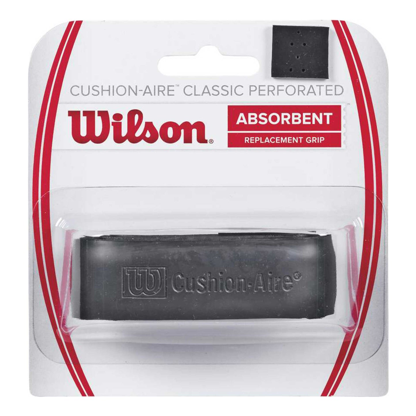 Wilson Cushion-Aire Classic Perforated Enpack-Svart Wilson Cushion-Aire Classic Perforated Enpack-Svart