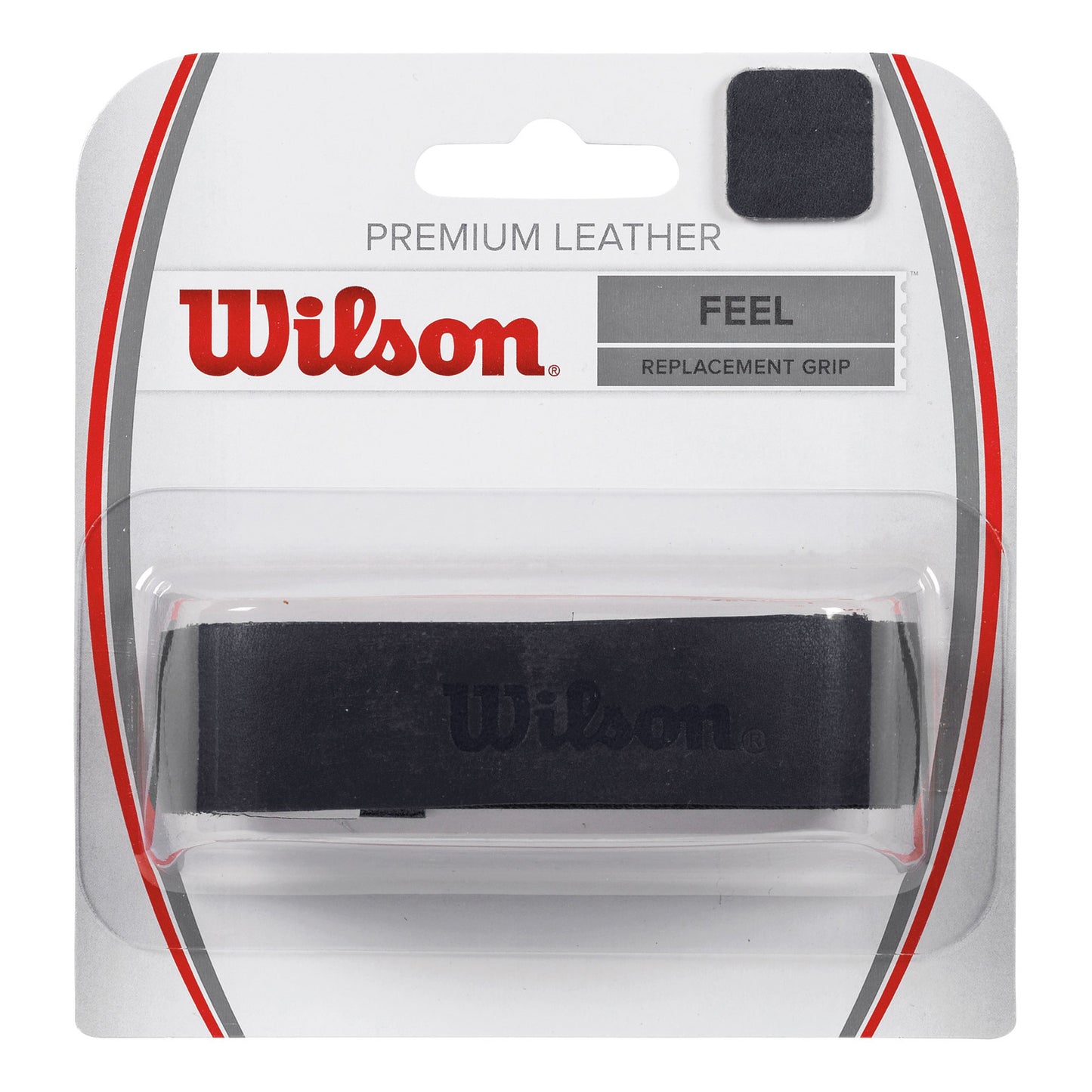 Wilson Premium Leather Replacement Grip Enpack - svart Wilson Premium Leather Replacement Grip Enpack - svart