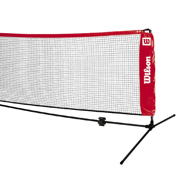 Wilson EZ Tennisnät 6,10m-Svart,Röd Wilson EZ Tennisnät 6,10m-Svart,Röd