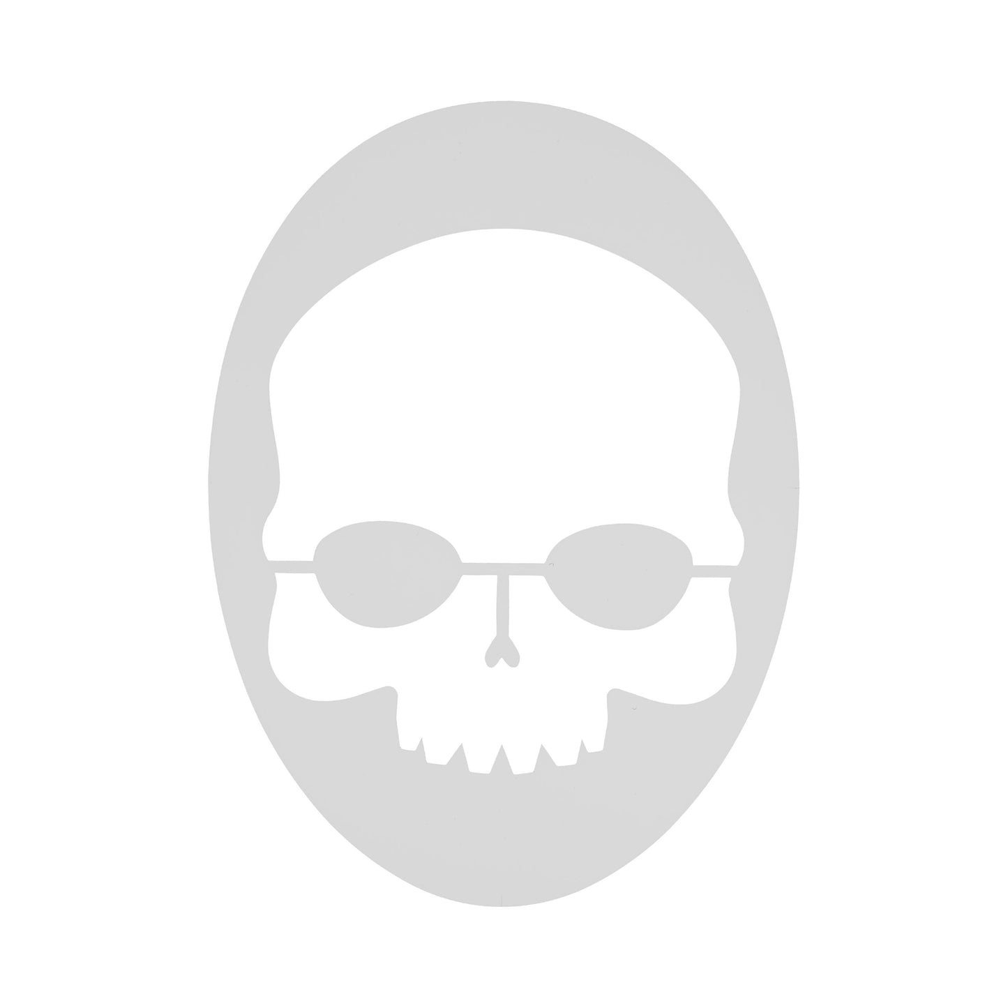 Prince Skull Stencil Logotypmall-Vit Prince Skull Stencil Logotypmall-Vit