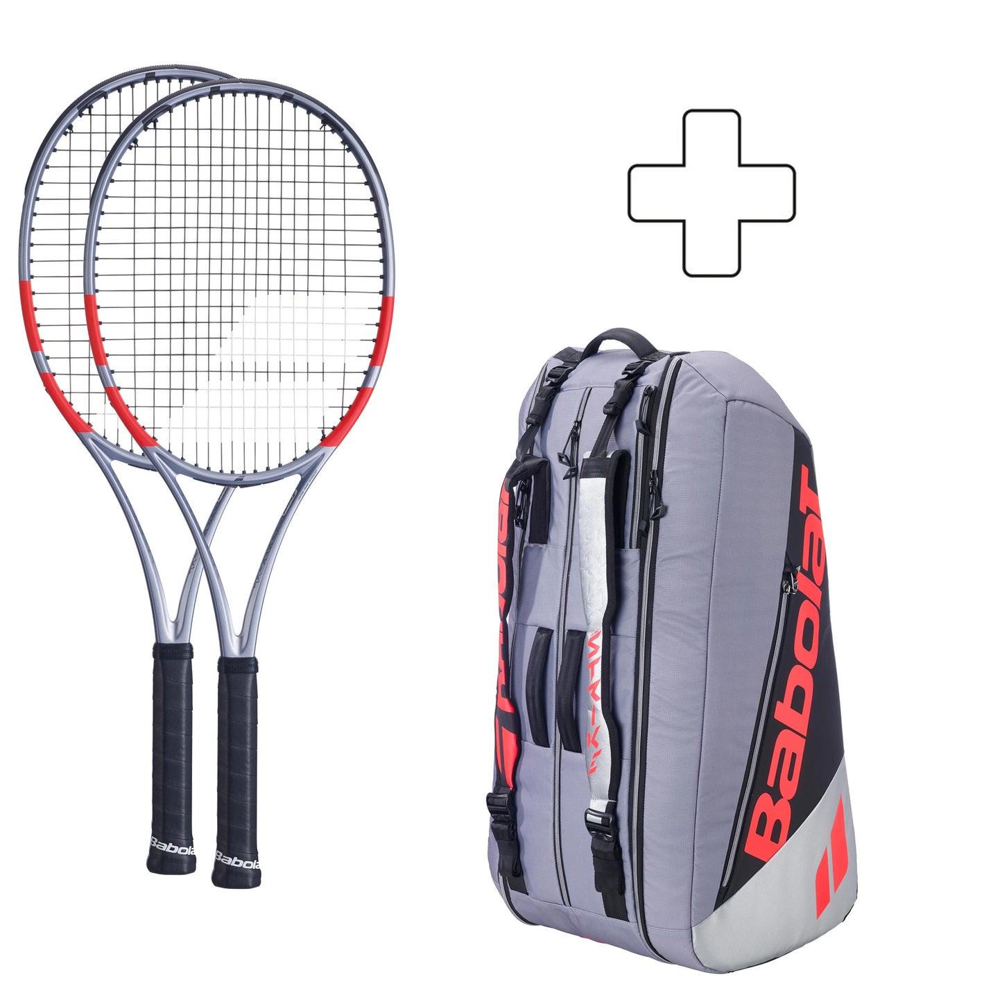 Babolat 2x Pure Strike 16x19 Plus racketväska Babolat 2x Pure Strike 16x19 Plus racketväska