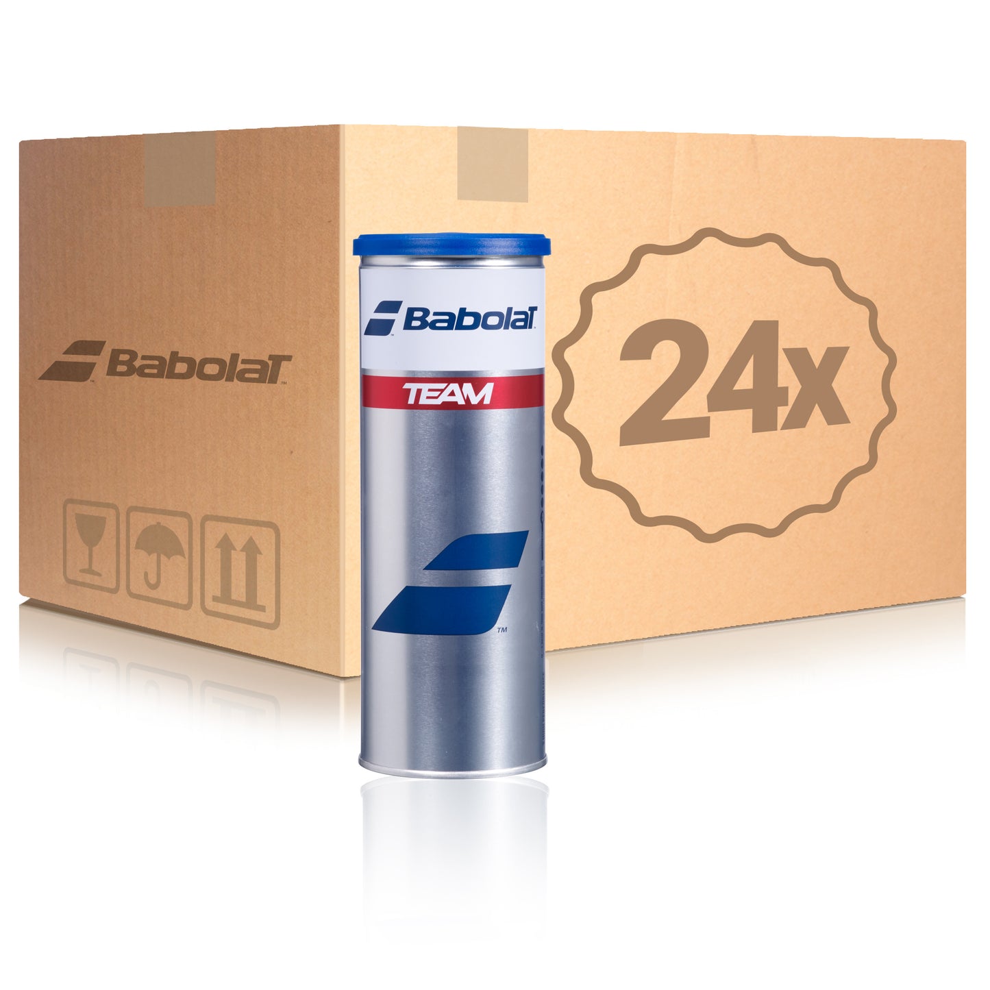 Babolat 24x 3-pack rör Team I kartong Babolat 24x 3-pack rör Team I kartong