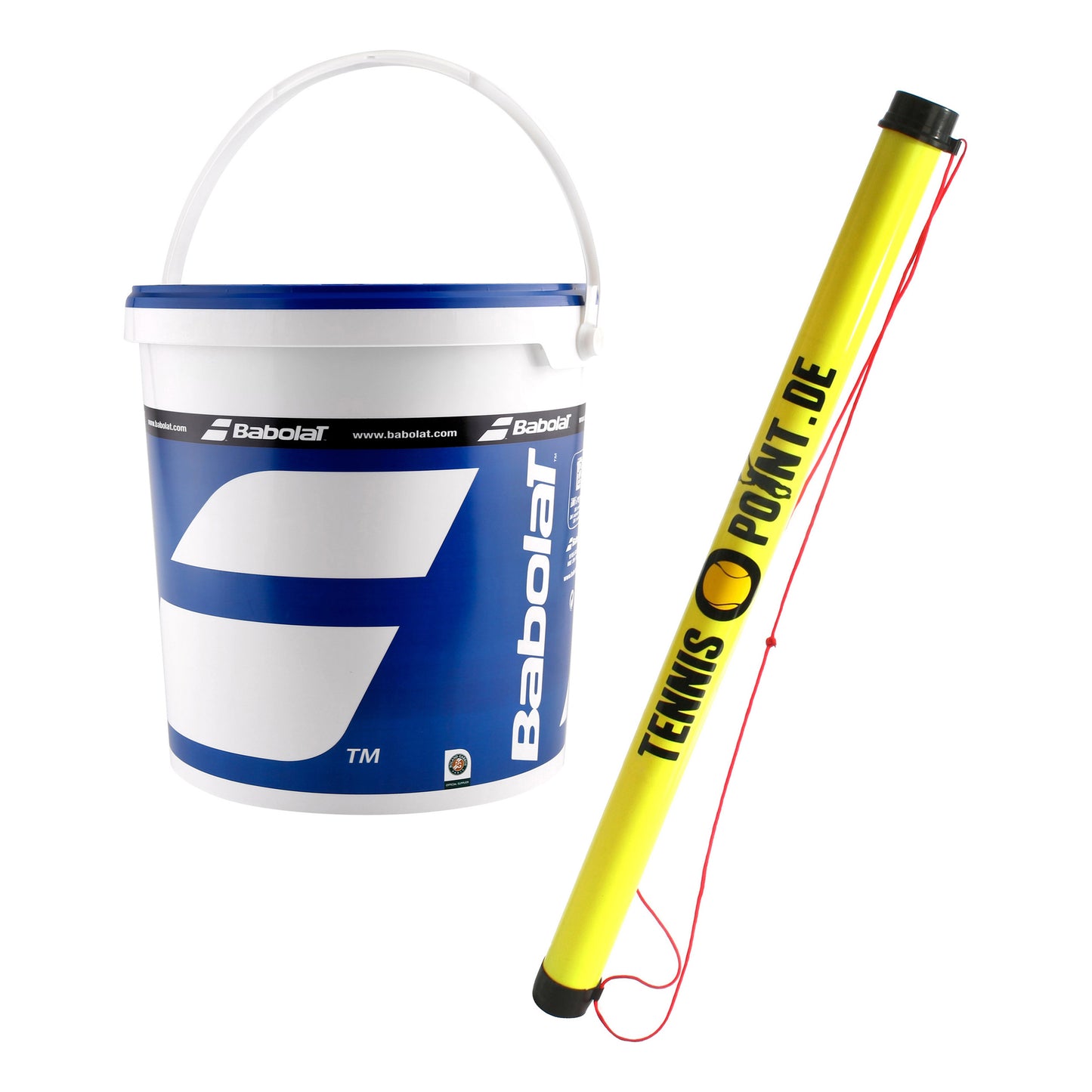 Babolat 36-pack hink Stage 2 Plus bollsamlarrör Babolat 36-pack hink Stage 2 Plus bollsamlarrör
