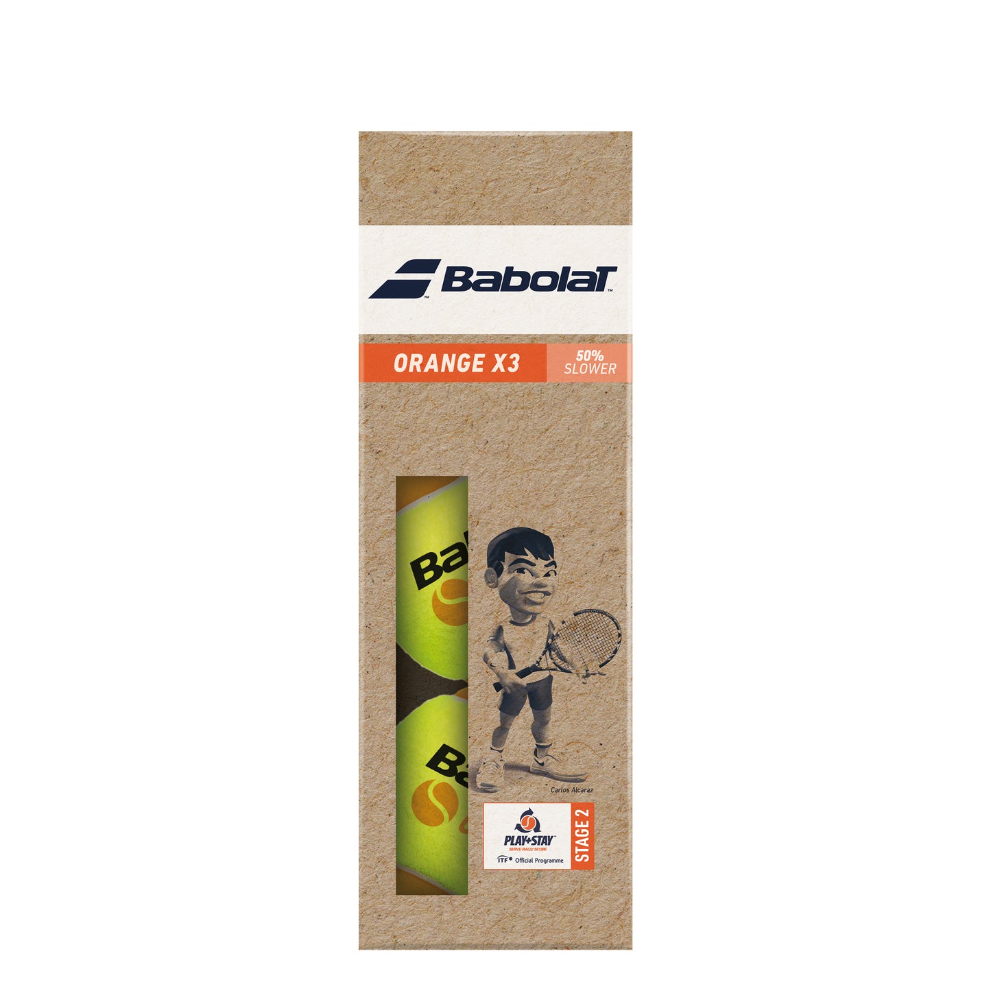 Babolat Orange (Stage 2) 3-pack Rör Babolat Orange (Stage 2) 3-pack Rör