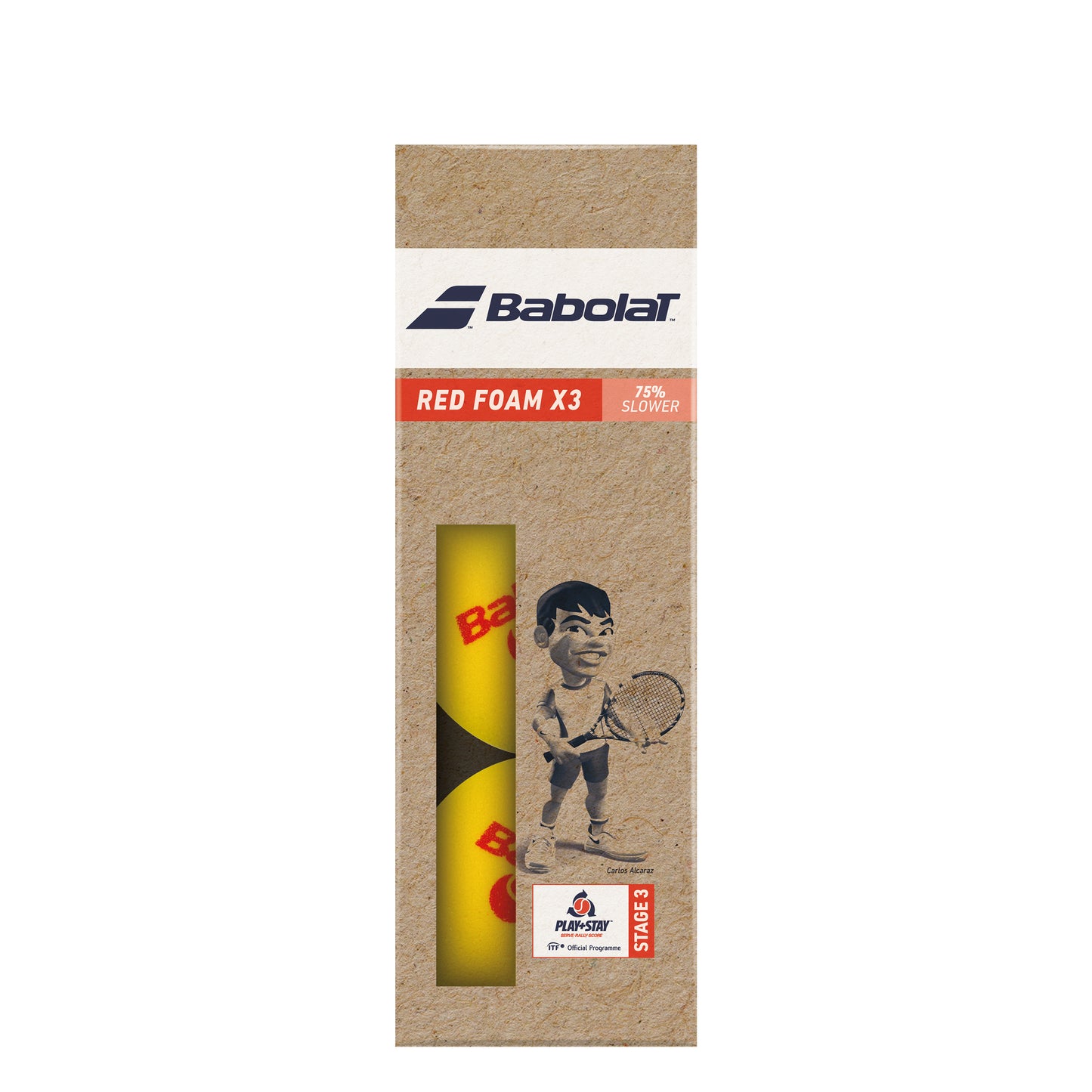 Babolat Red Foam (Stage 3) 3-pack Påse Babolat Red Foam (Stage 3) 3-pack Påse