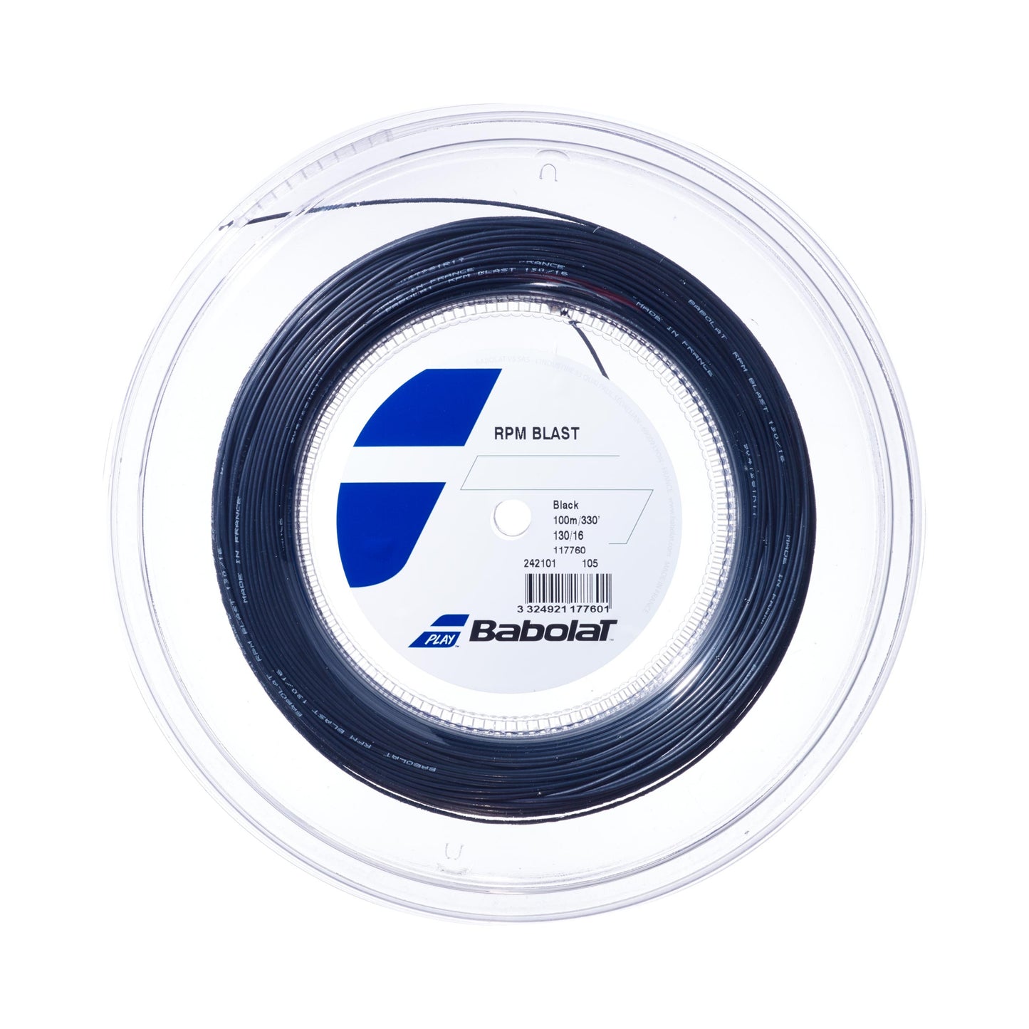 Babolat RPM Blast Strängrulle 100m-Svart Babolat RPM Blast Strängrulle 100m-Svart