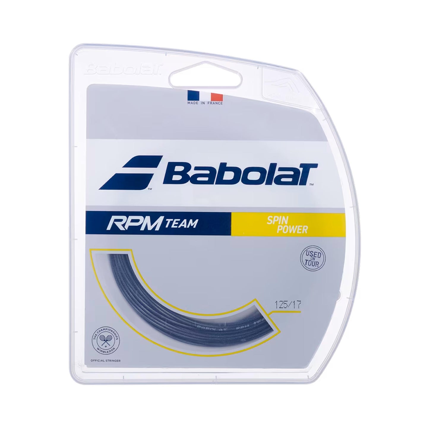 Babolat Team RPM Team Strängset 12m-Svart Babolat Team RPM Team Strängset 12m-Svart