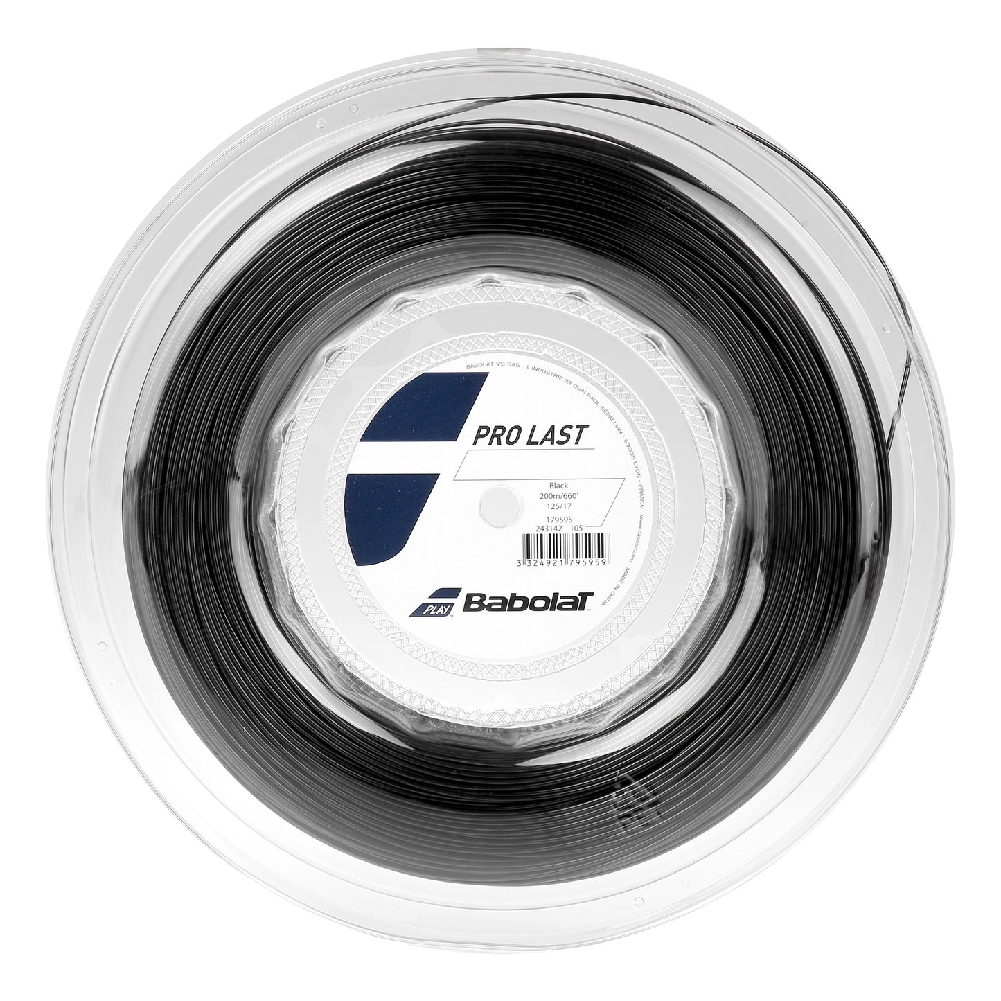 Babolat Pro Last Strängrulle 200m-Svart Babolat Pro Last Strängrulle 200m-Svart