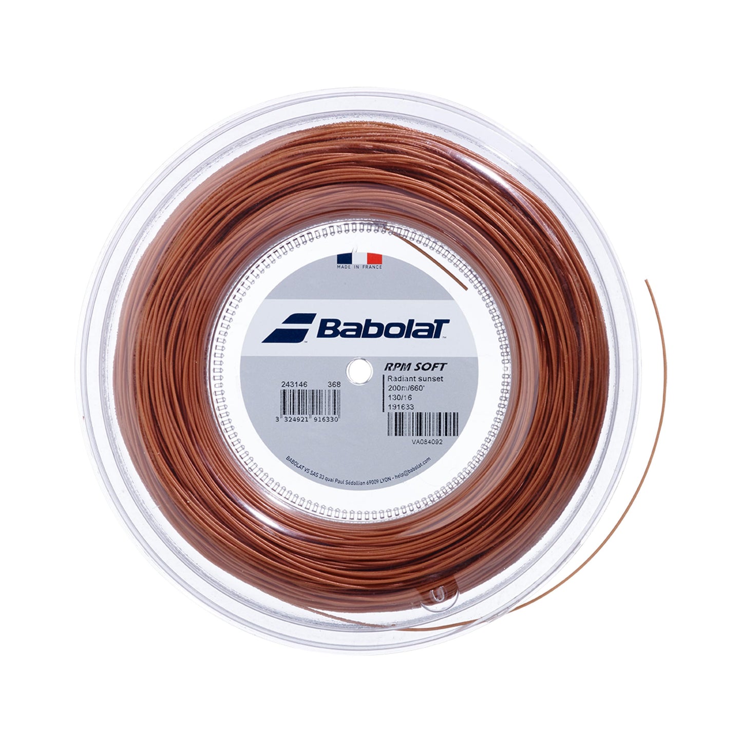 Babolat RPM Soft Strängrulle 200m-Ljusröd Babolat RPM Soft Strängrulle 200m-Ljusröd