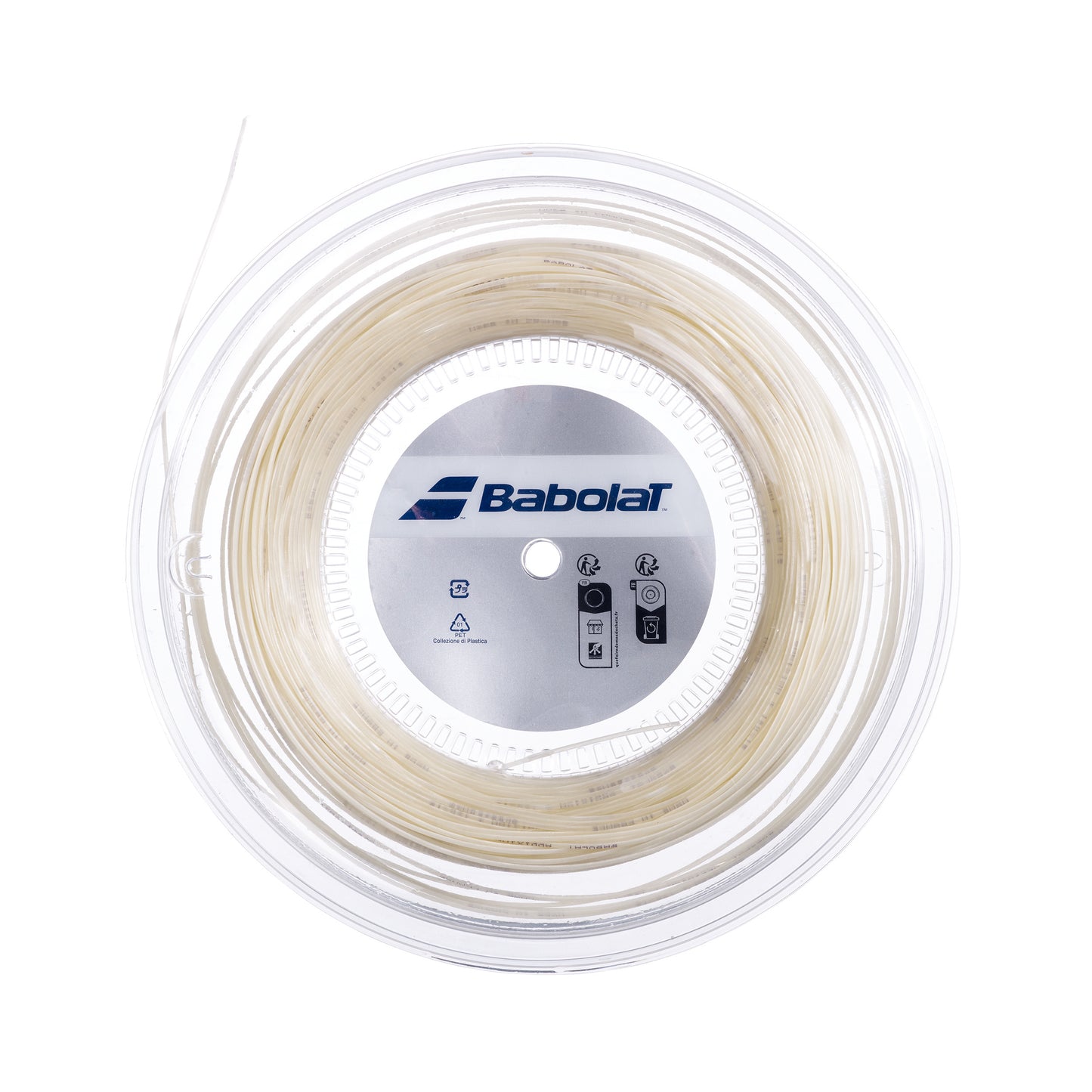 Babolat Addixion Strängrulle 200m-Vit Babolat Addixion Strängrulle 200m-Vit