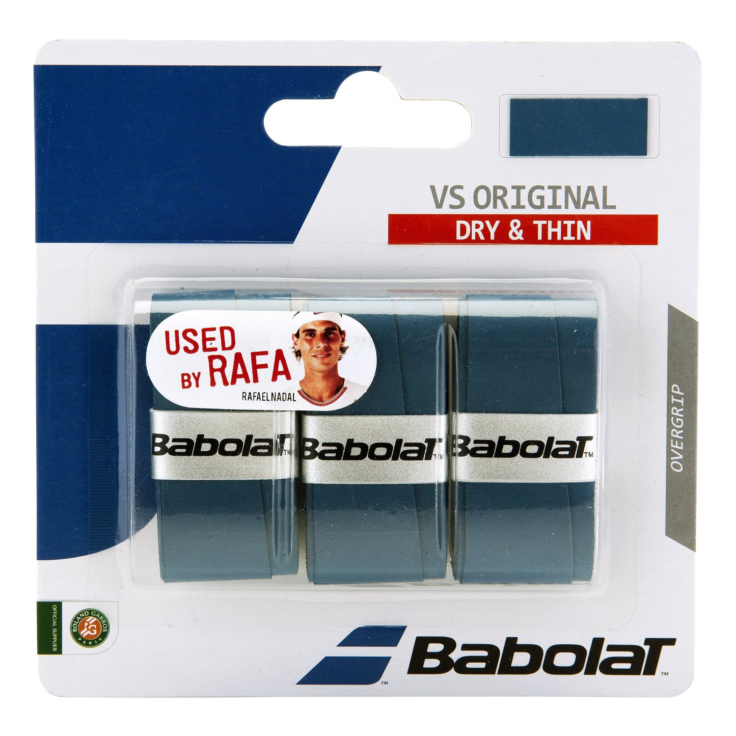 Babolat VS Grip Original 3-pack - mörkblå Babolat VS Grip Original 3-pack - mörkblå