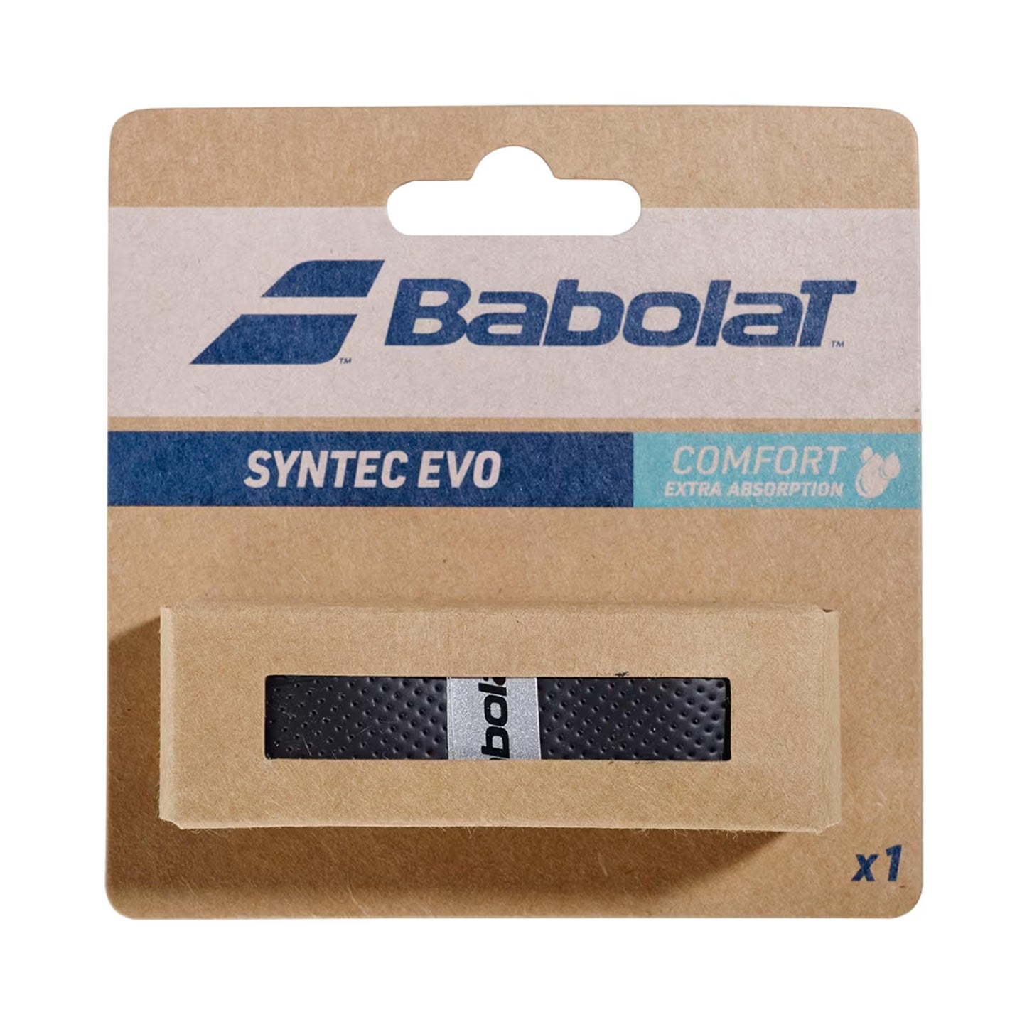 Babolat Syntec Evo Grip Enpack-Svart Babolat Syntec Evo Grip Enpack-Svart