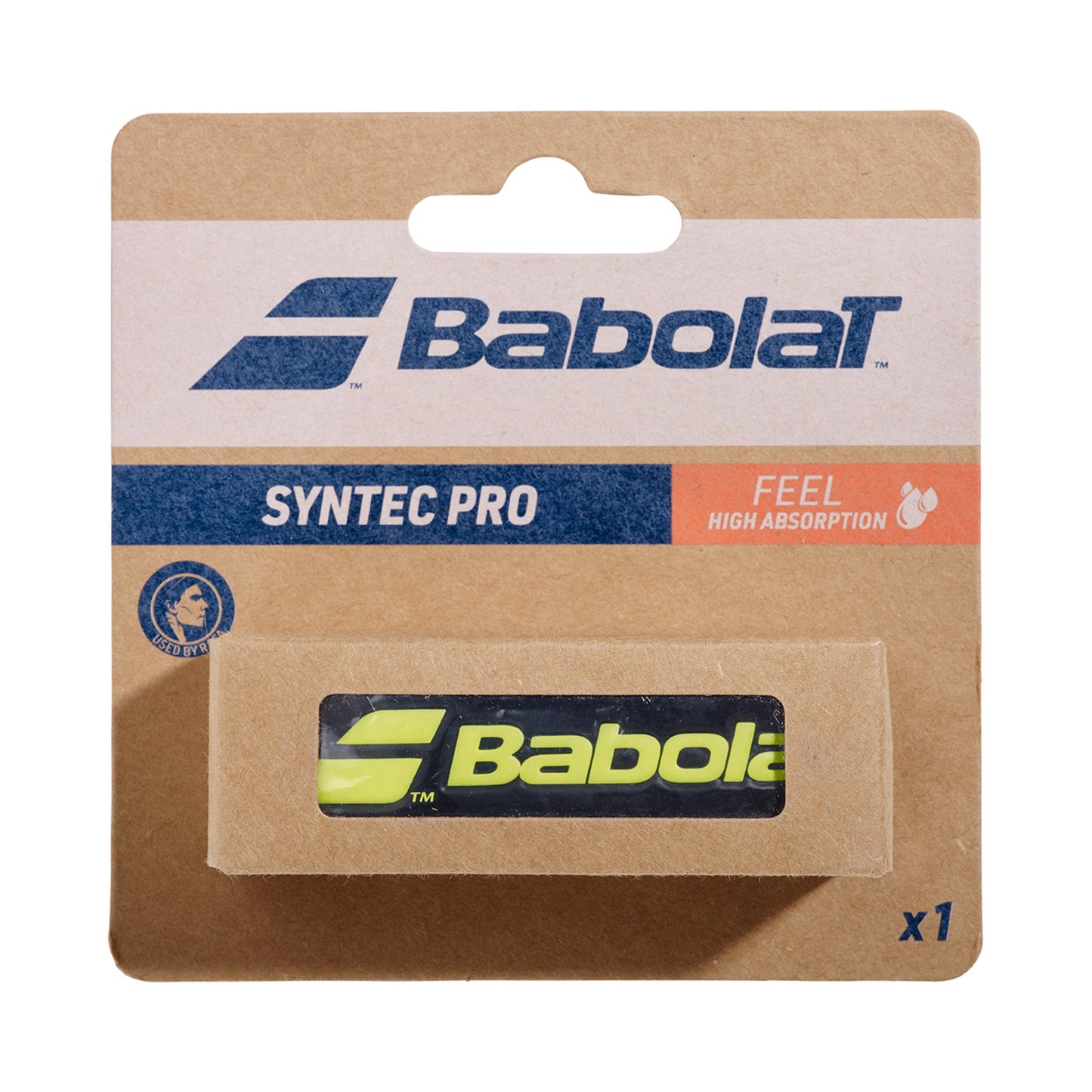 Babolat Syntec Pro Grip Enpack-Svart,Gul Babolat Syntec Pro Grip Enpack-Svart,Gul