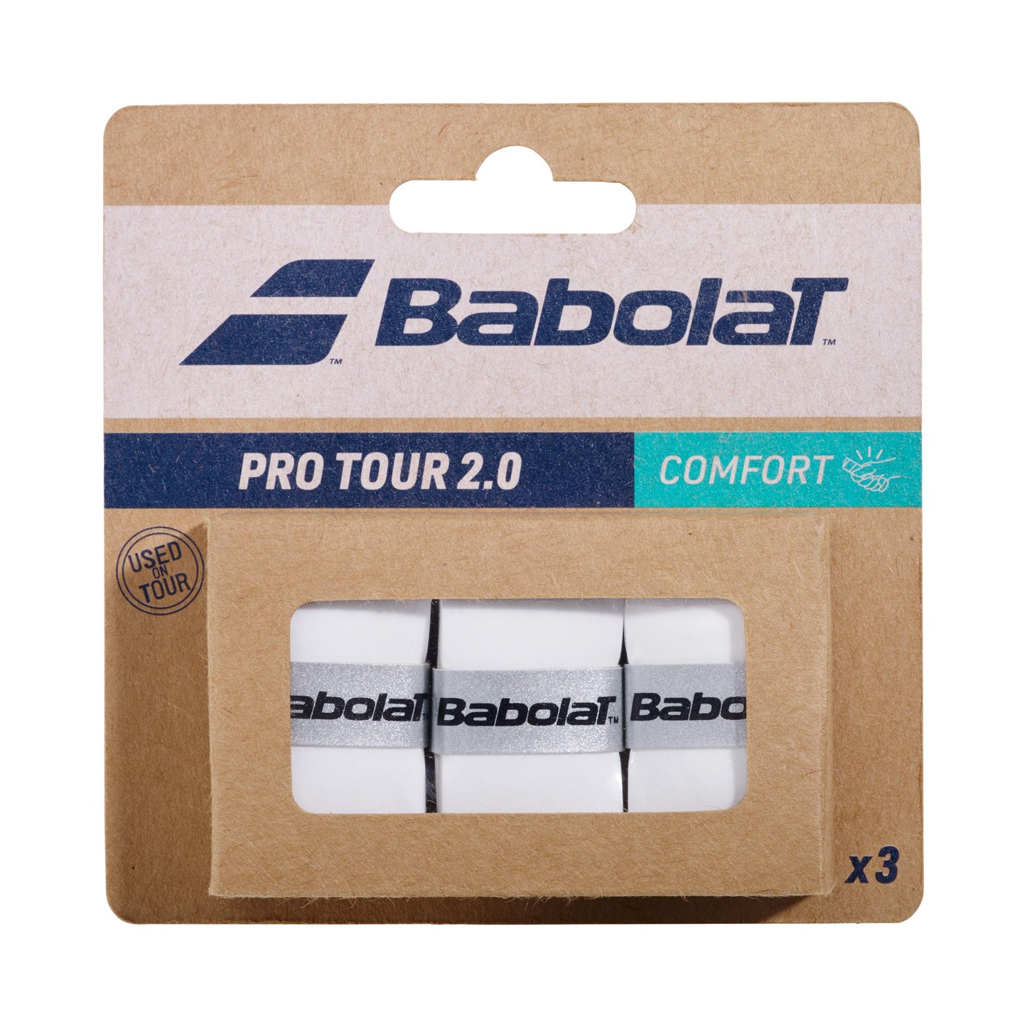 Babolat Pro Tour 2.0 X3 3-pack-Vit Babolat Pro Tour 2.0 X3 3-pack-Vit