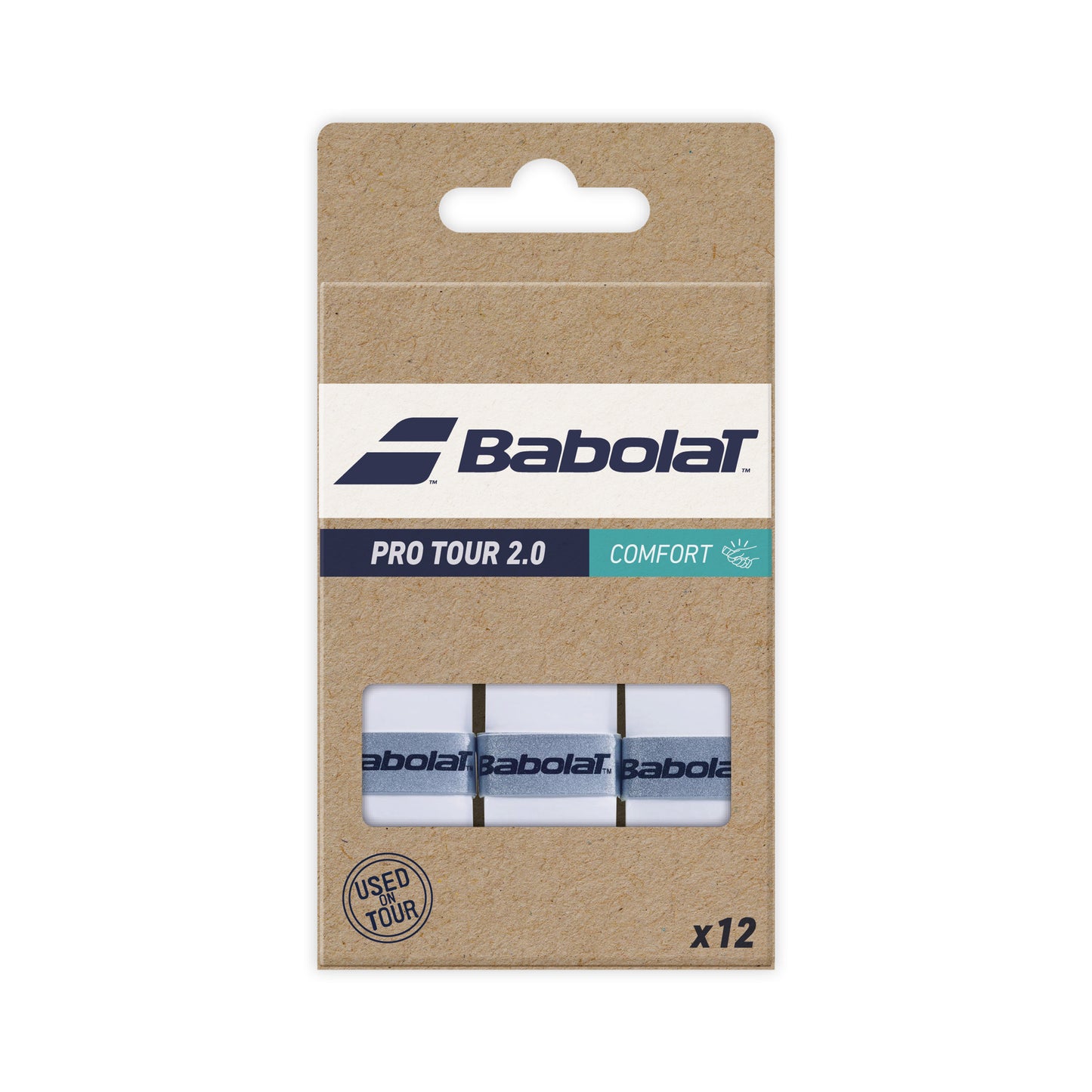 Babolat Pro Tour 2.0 12-pack-Vit Babolat Pro Tour 2.0 12-pack-Vit