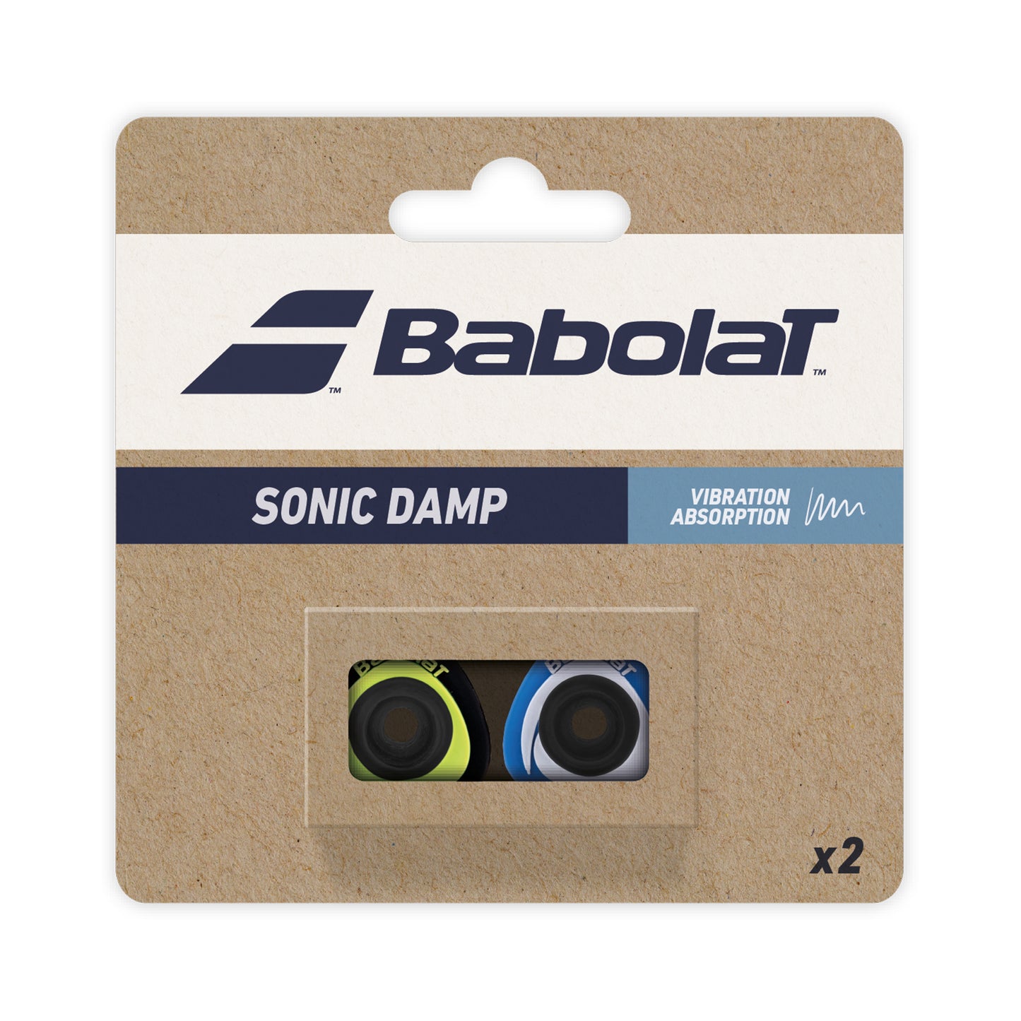 Babolat Sonic Damp Dämpare 2-pack-Gul,Gul Babolat Sonic Damp Dämpare 2-pack-Gul,Gul