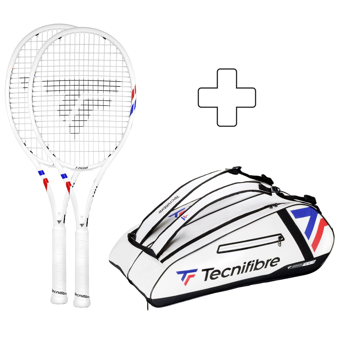 Tecnifibre 2x T-Fight 300 S Plus racketväska Tecnifibre 2x T-Fight 300 S Plus racketväska